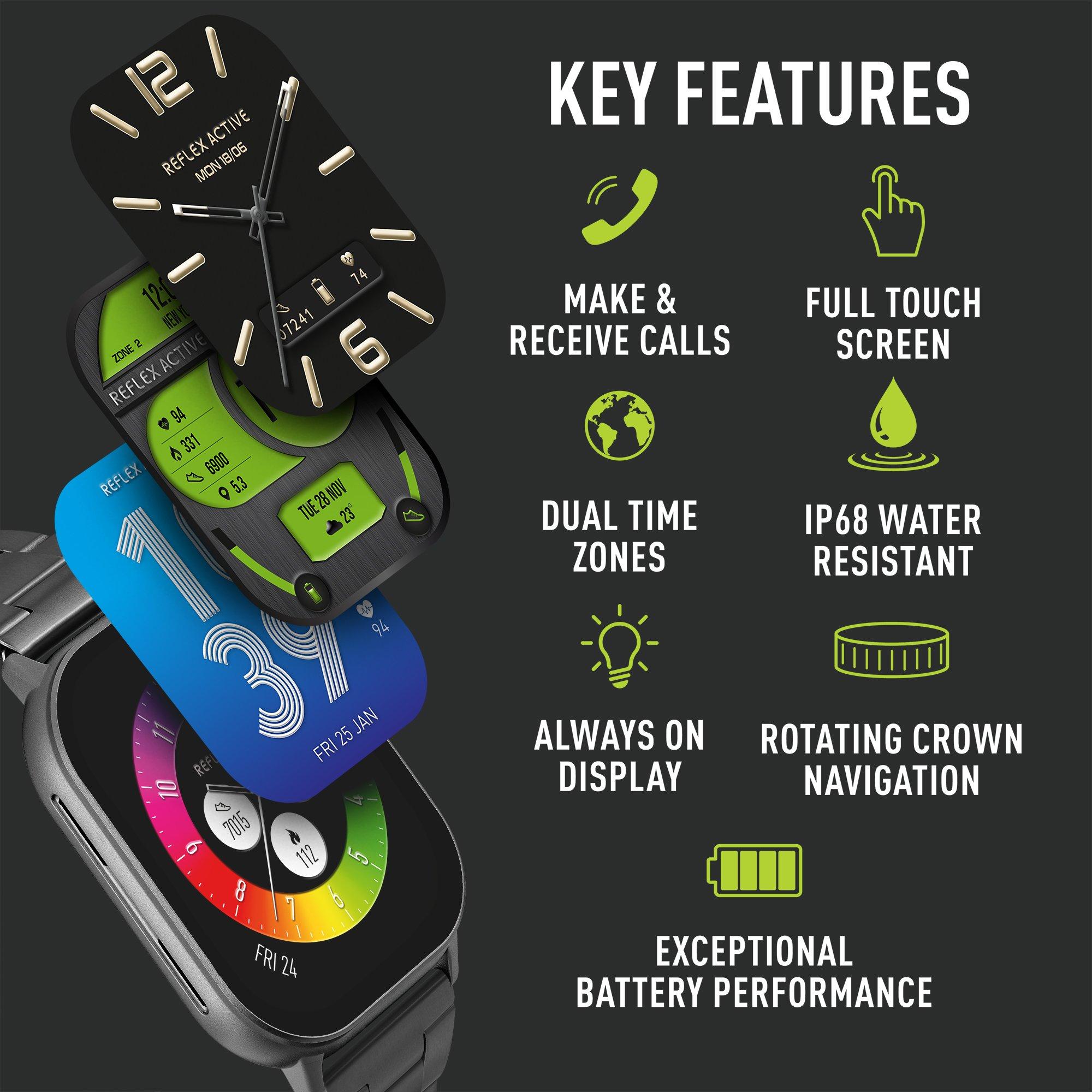 Silver - Reflex Active - Reflex Active Series 29 Amoled Smart Calling Watch - 3
