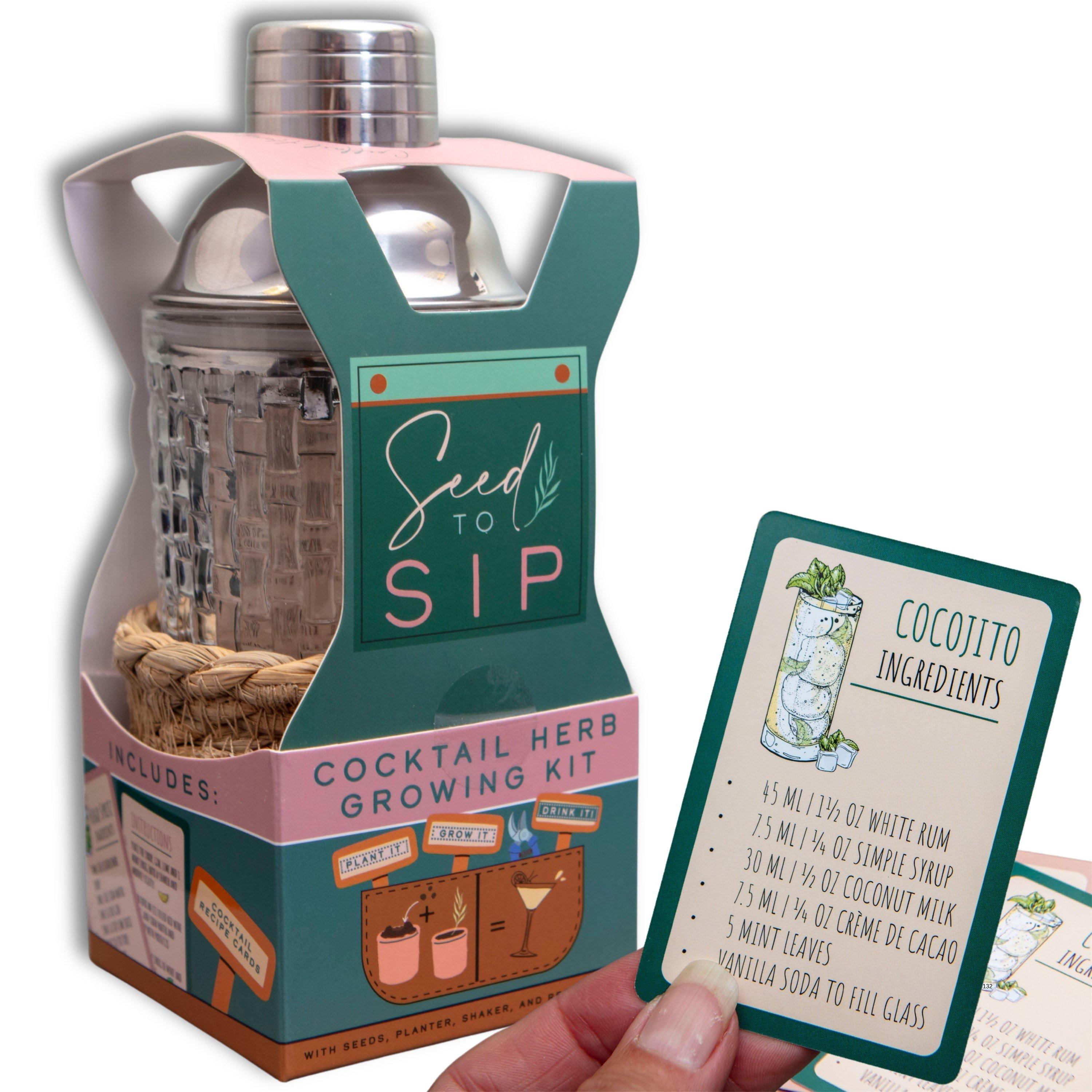 Multi - Boxer Gifts - Seed to Sip Grow Your Own Cocktails Gift Set - 1