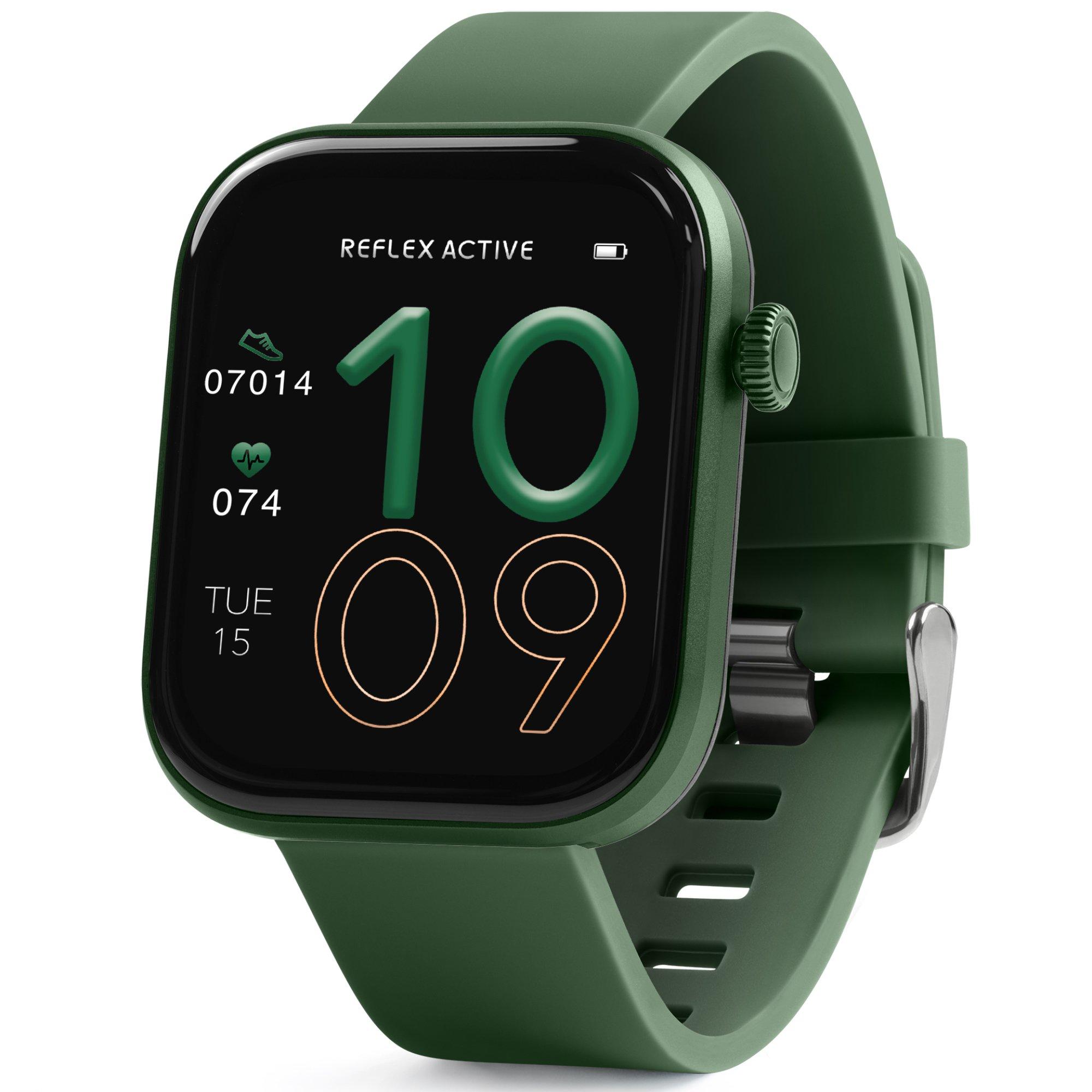 Forest Green - Reflex Active - Reflex Active Series 40 Amoled Smart Calling Watch - 1