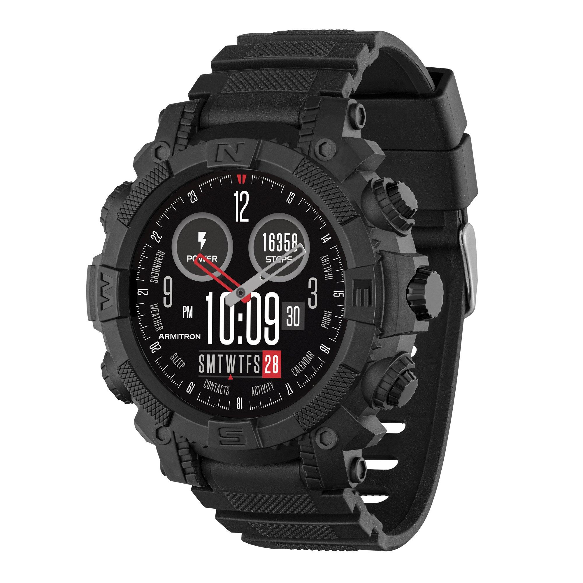 Black - Reflex Active - Series 38 Sports Smart Calling Watch - 1