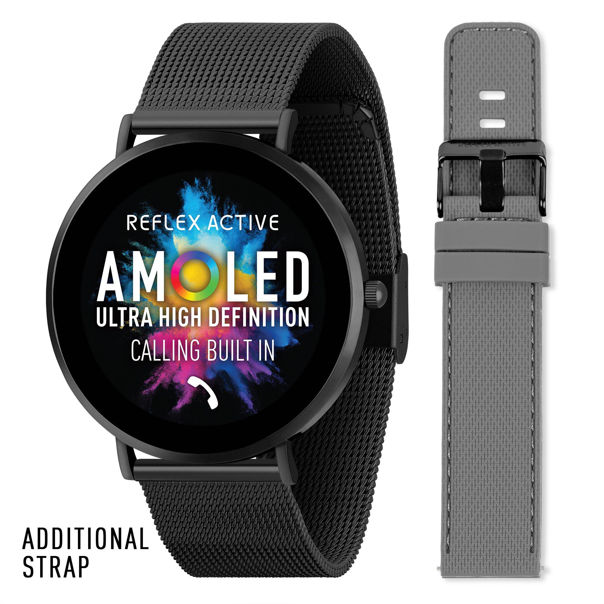 Black - Reflex Active - Series 42 Amoled Slim Watch Set - 1