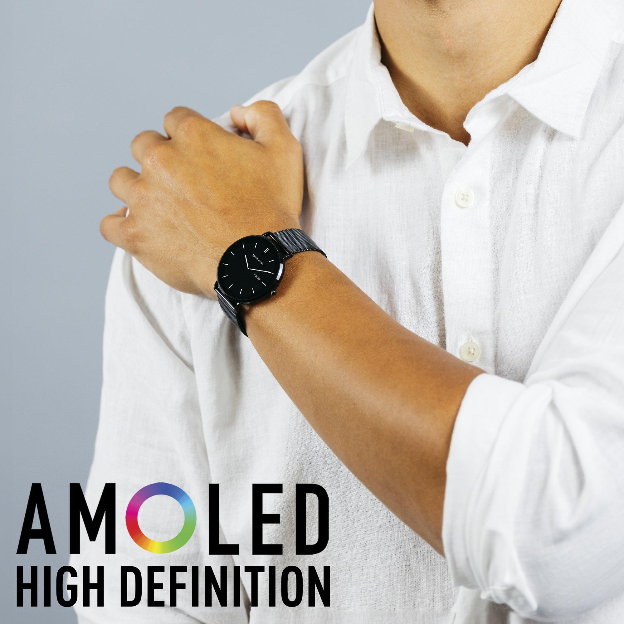 Black - Reflex Active - Series 42 Amoled Slim Watch Set - 2