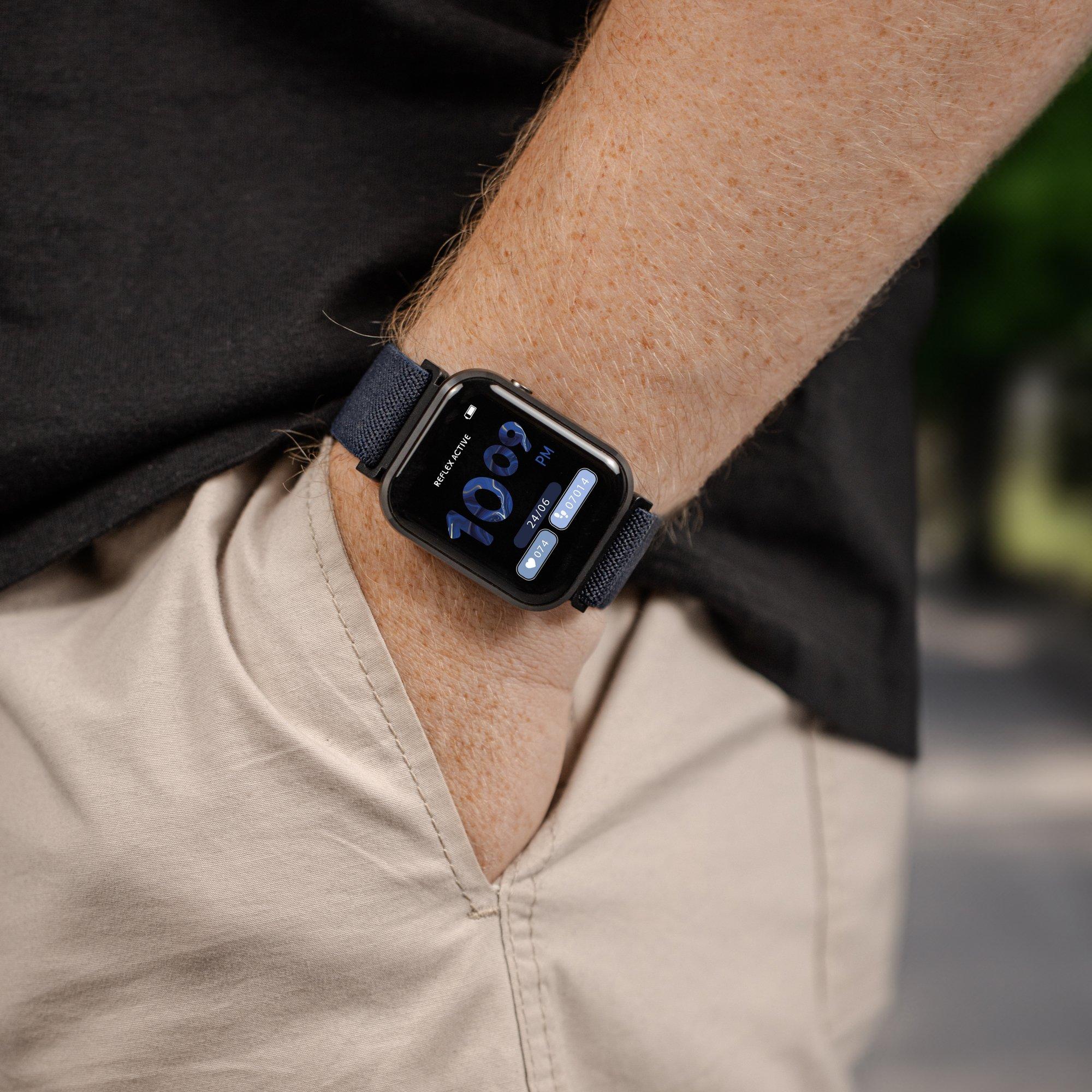 Grey - Reflex Active - Reflex Active Series 37 Blue Smart Calling Watch - 2