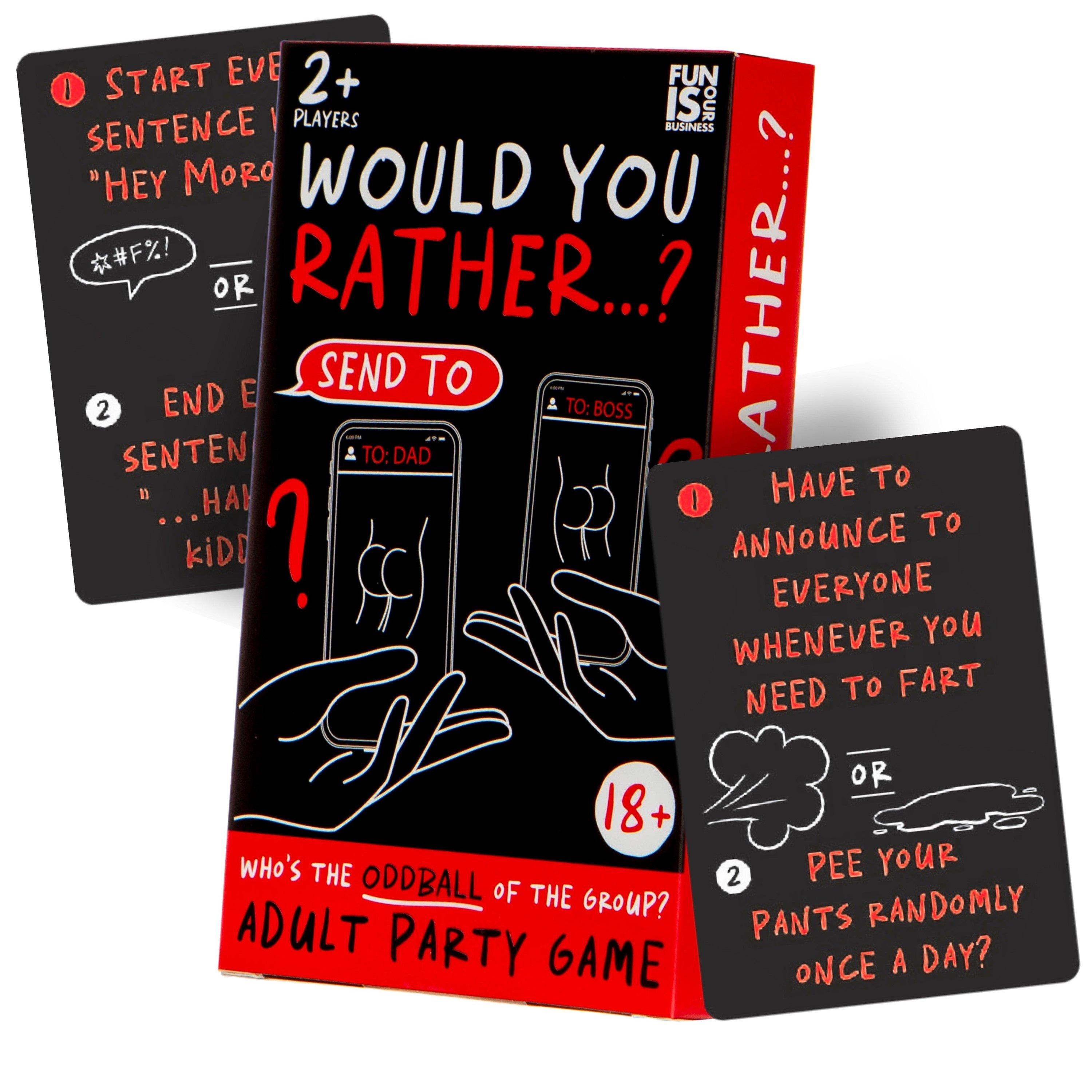 Multi - Boxer Gifts - Would You Rather Card Game - Adult Party Games - 1