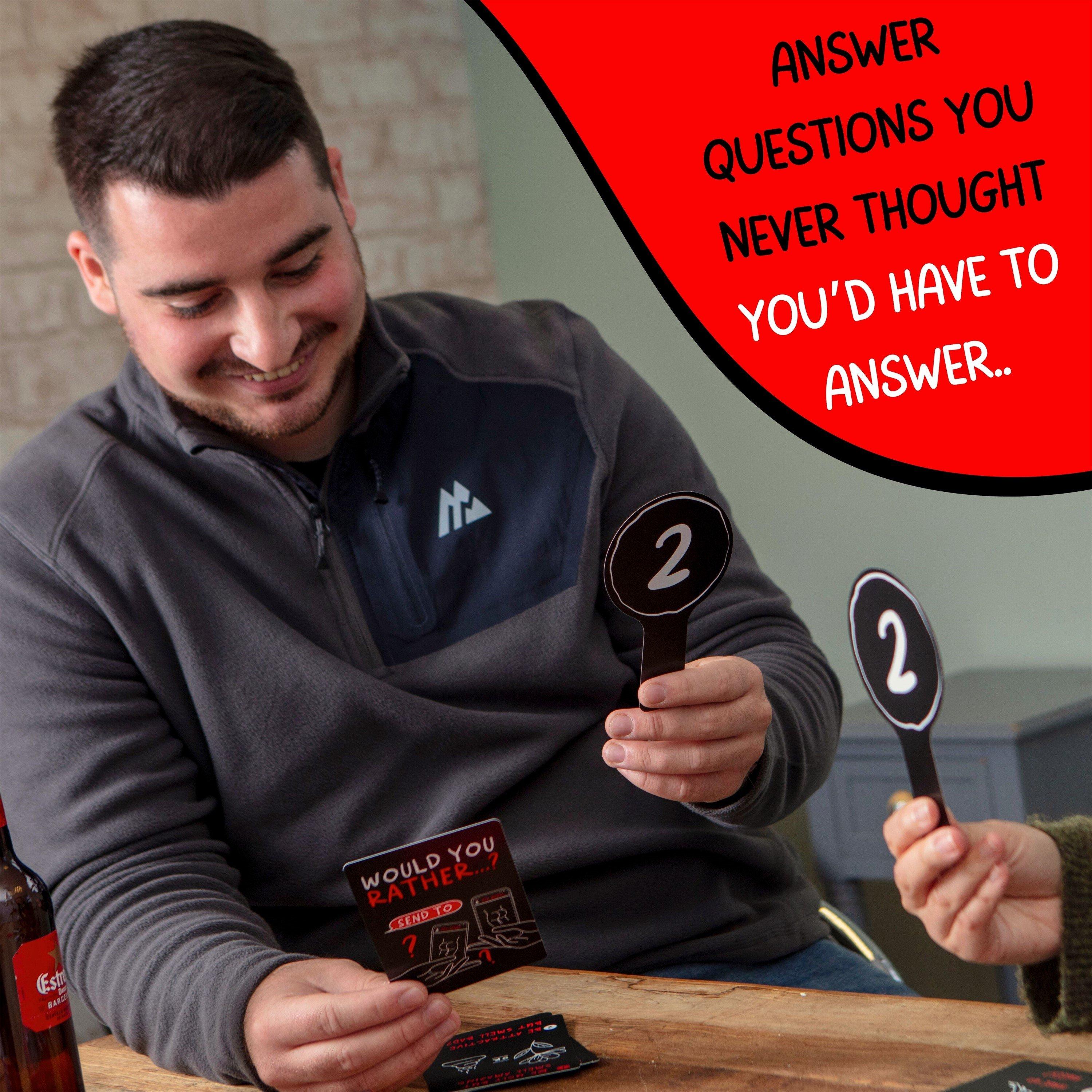 Multi - Boxer Gifts - Would You Rather Card Game - Adult Party Games - 4