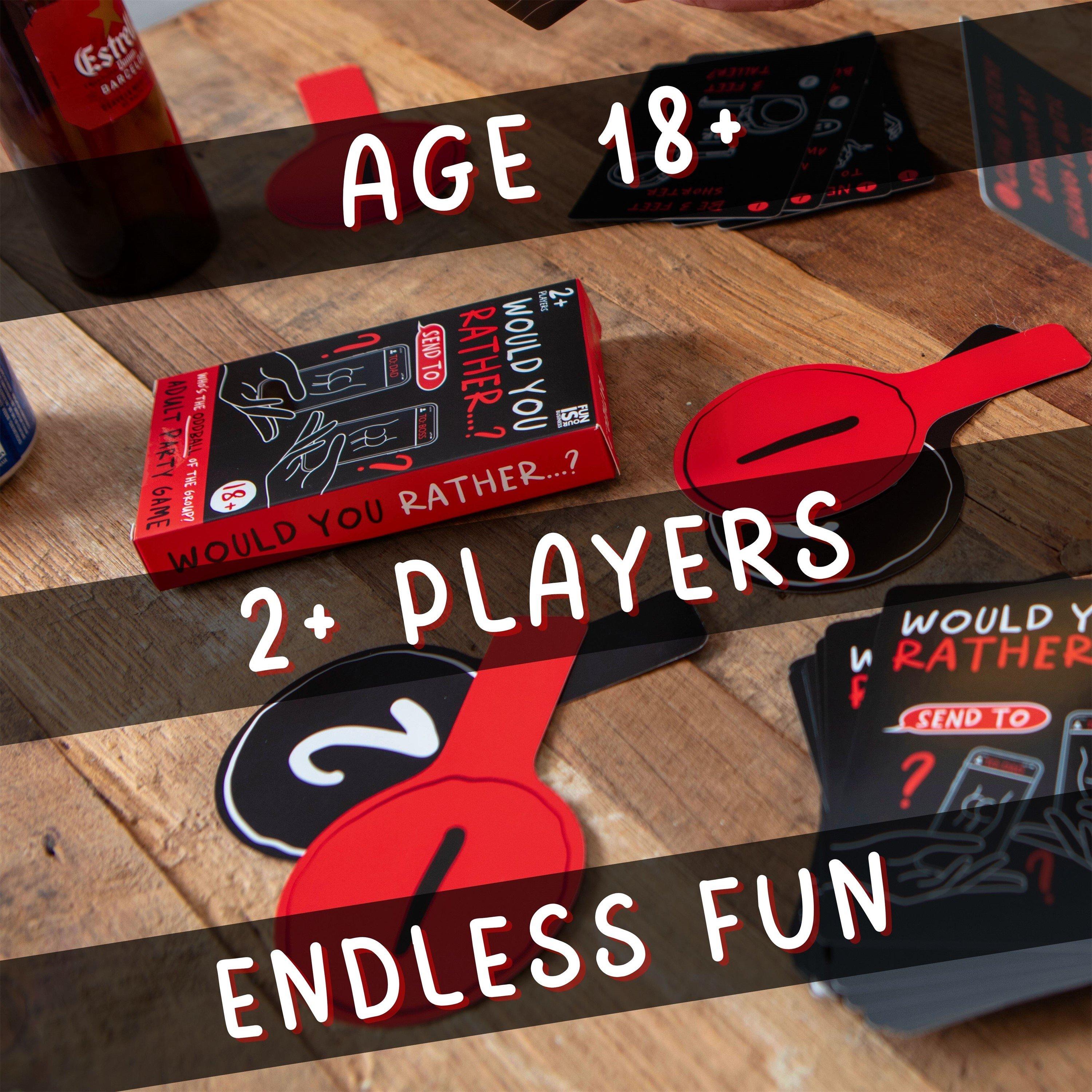 Multi - Boxer Gifts - Would You Rather Card Game - Adult Party Games - 5