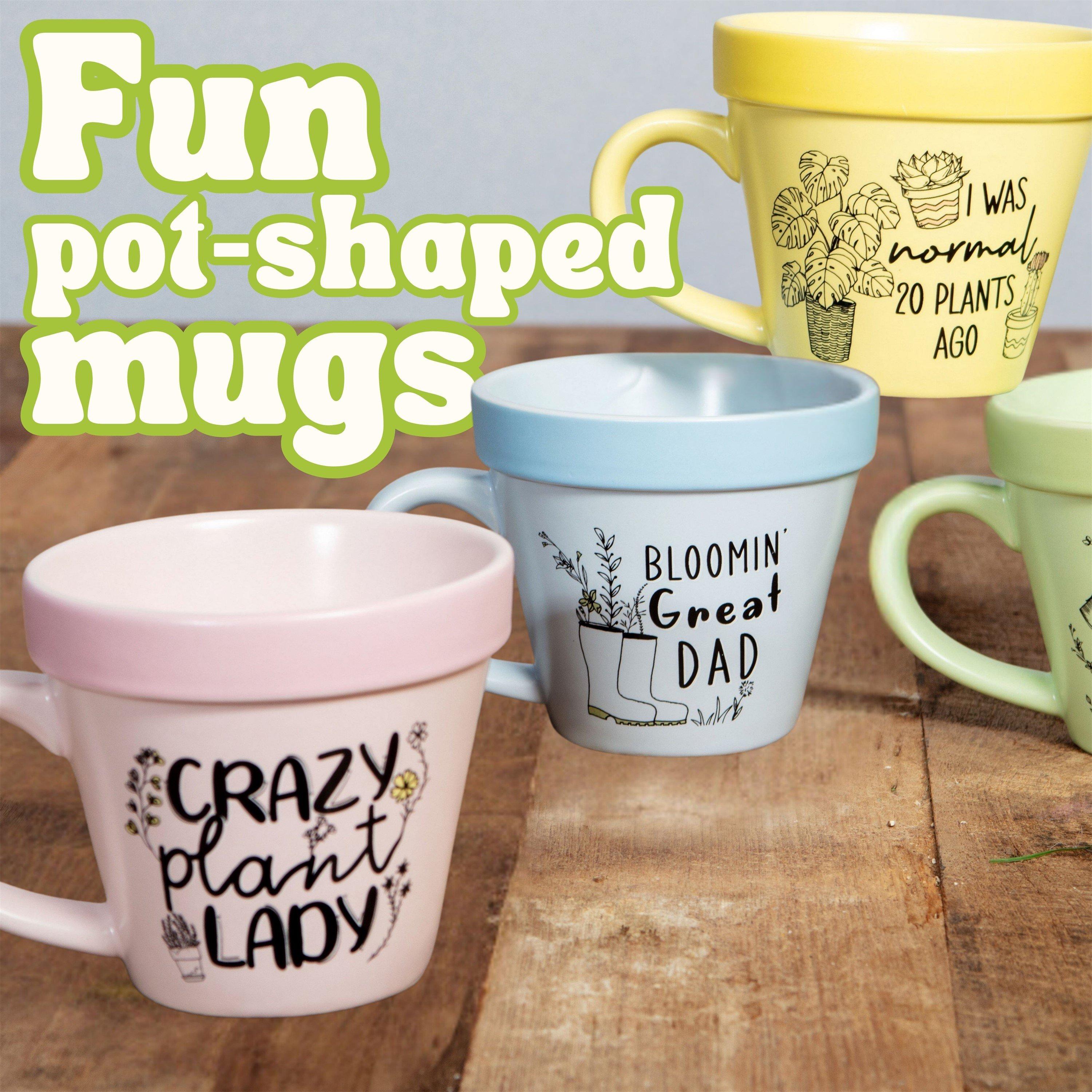 Multi - Boxer Gifts - Blooming Great Dad Plant Pot Mug  - Gardening Gift - 3