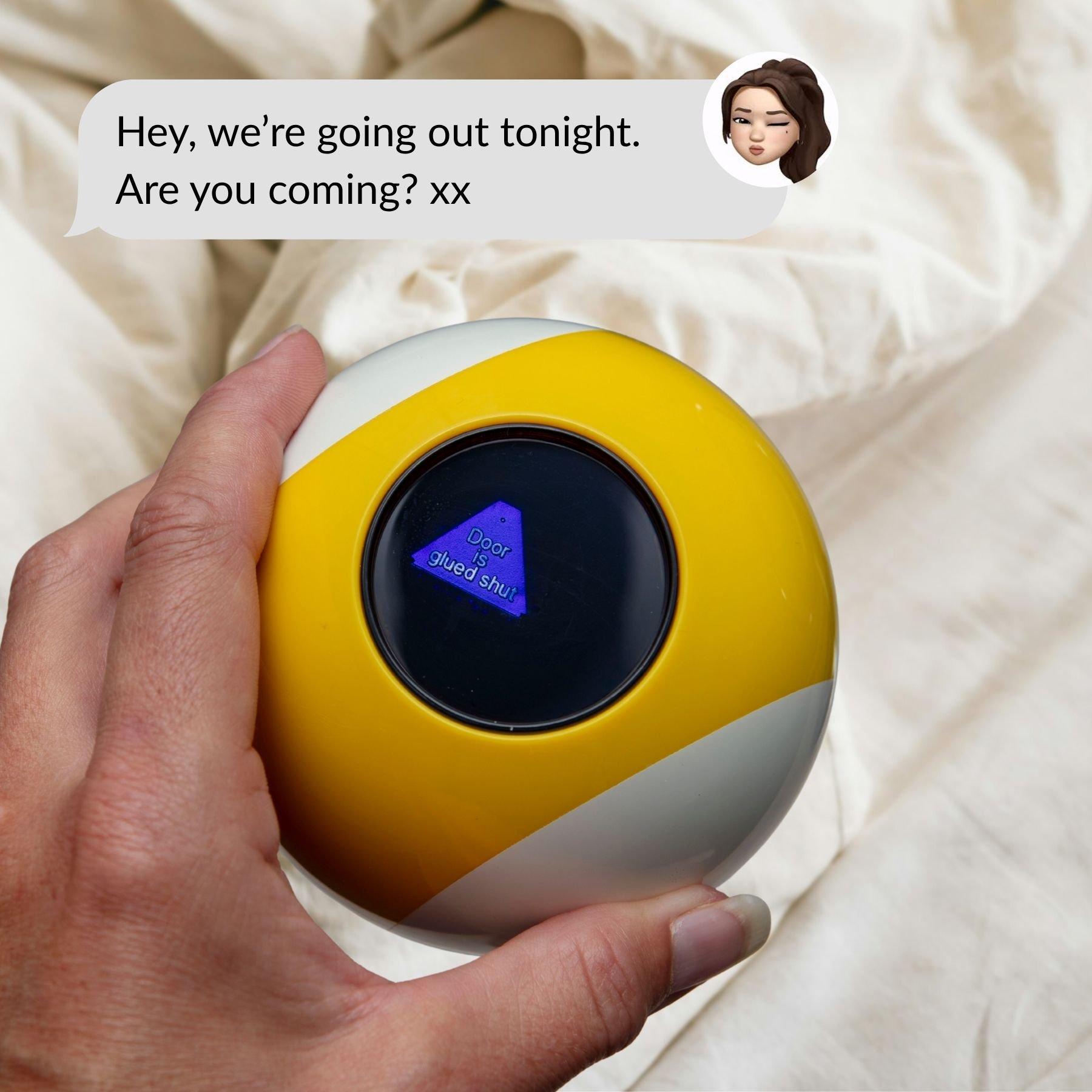 Multi - Boxer Gifts - In Bed By 9 Magic Ball - Introvert Gift - 4