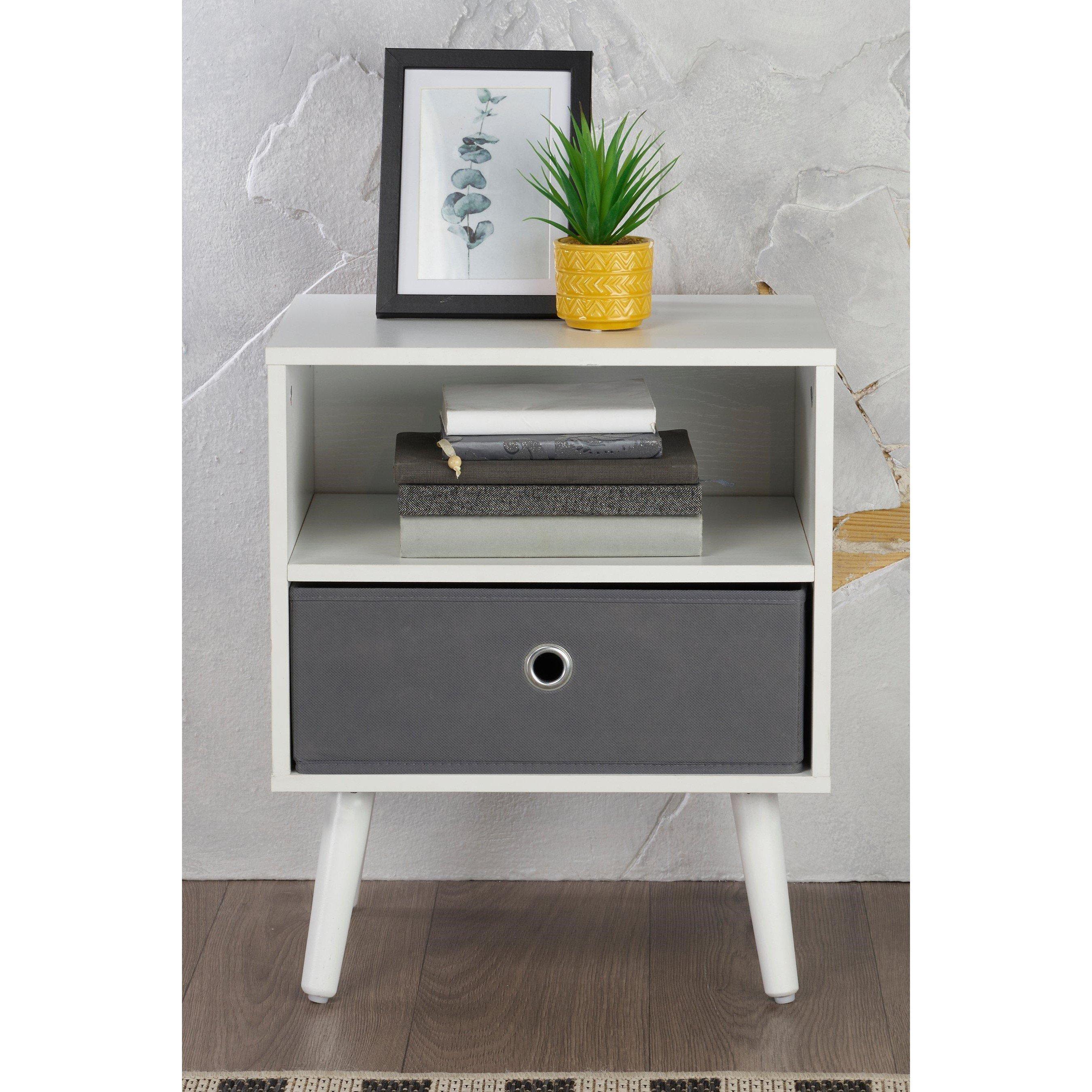 White - Homelife - Odense Side Table - 3