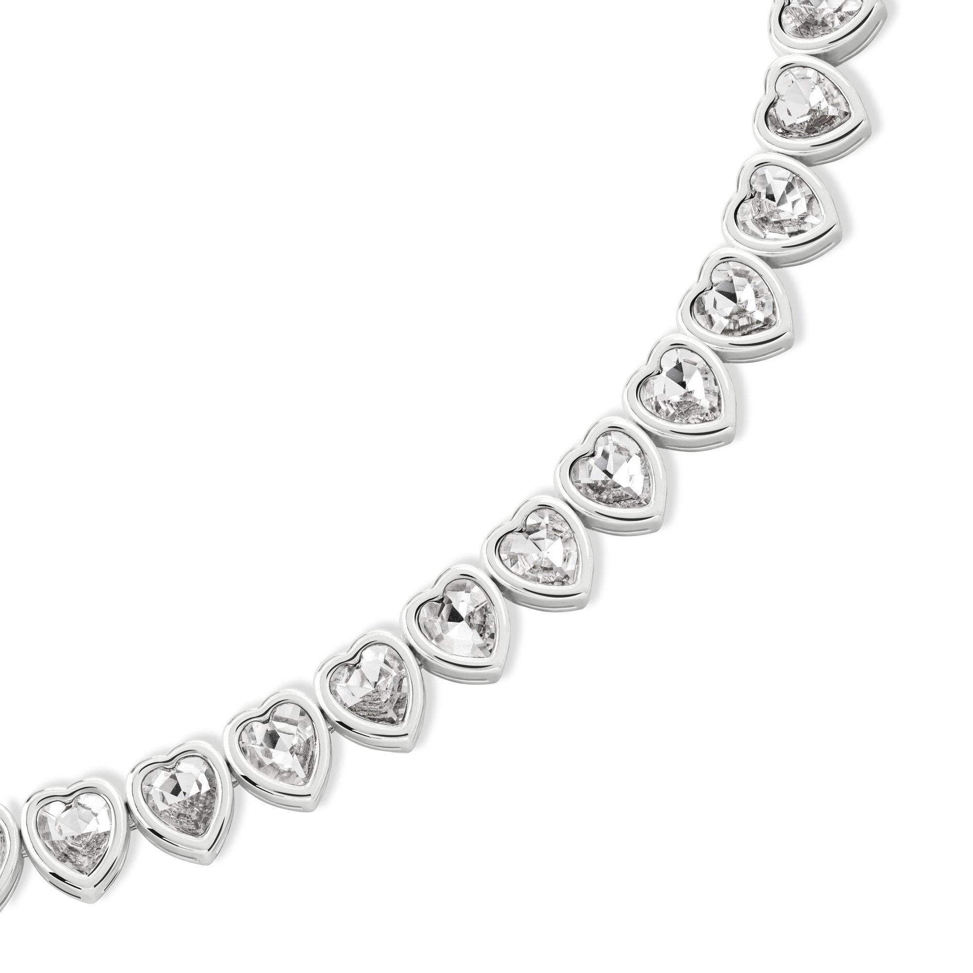 Silver - Radley - Radley Silver Plated Heart Stone Set Bracelet - 4