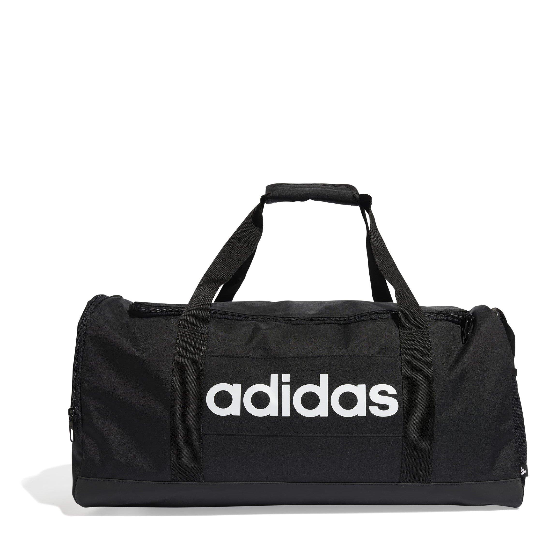 Black/White - adidas - Linear Medium Duffle Bag - 1