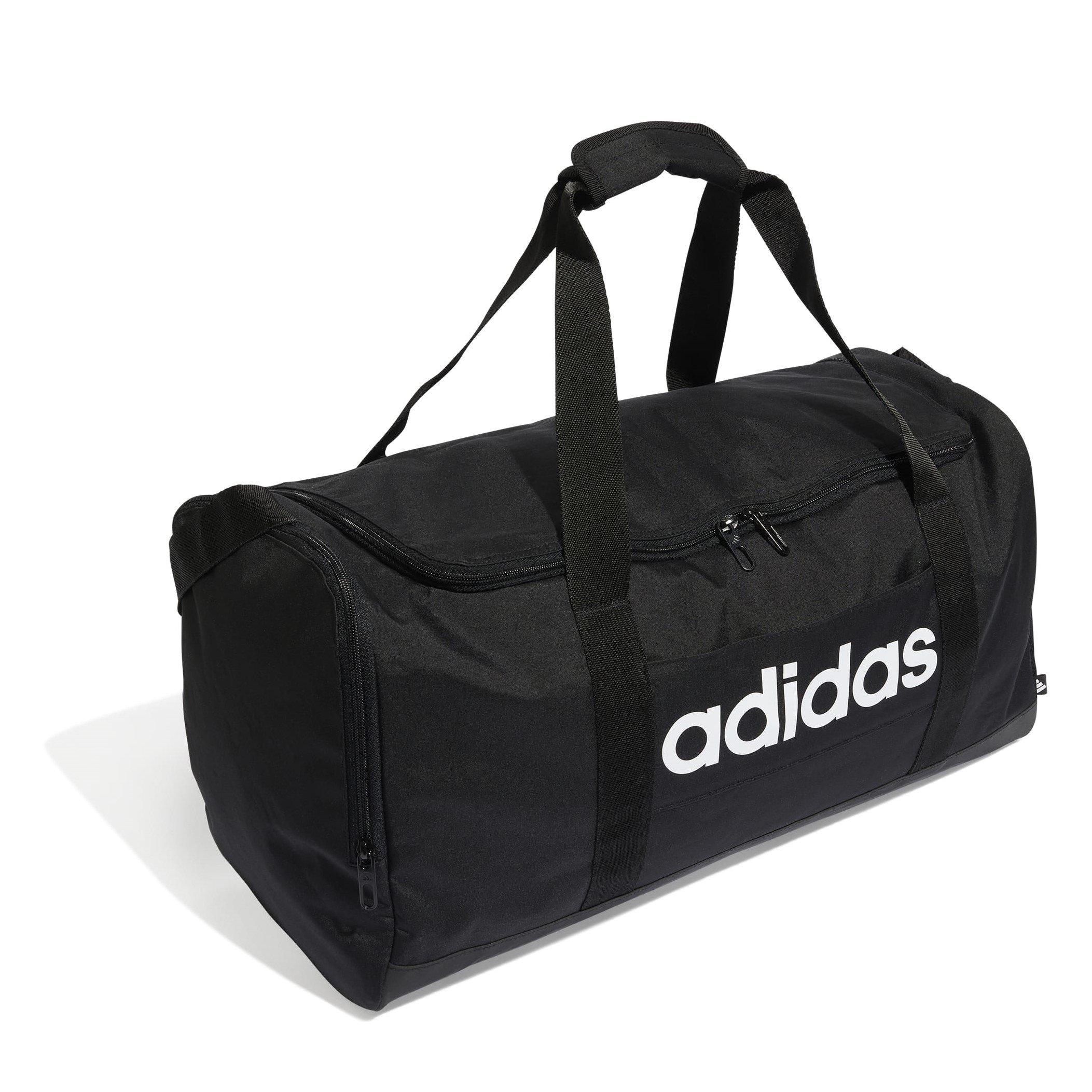Black/White - adidas - Linear Medium Duffle Bag - 3