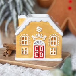 Something Different Candy Cane Gingerbread House Oil Burner