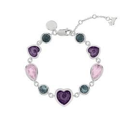 Radley Radley Silver Plated Heart and Stone Set Bracelet
