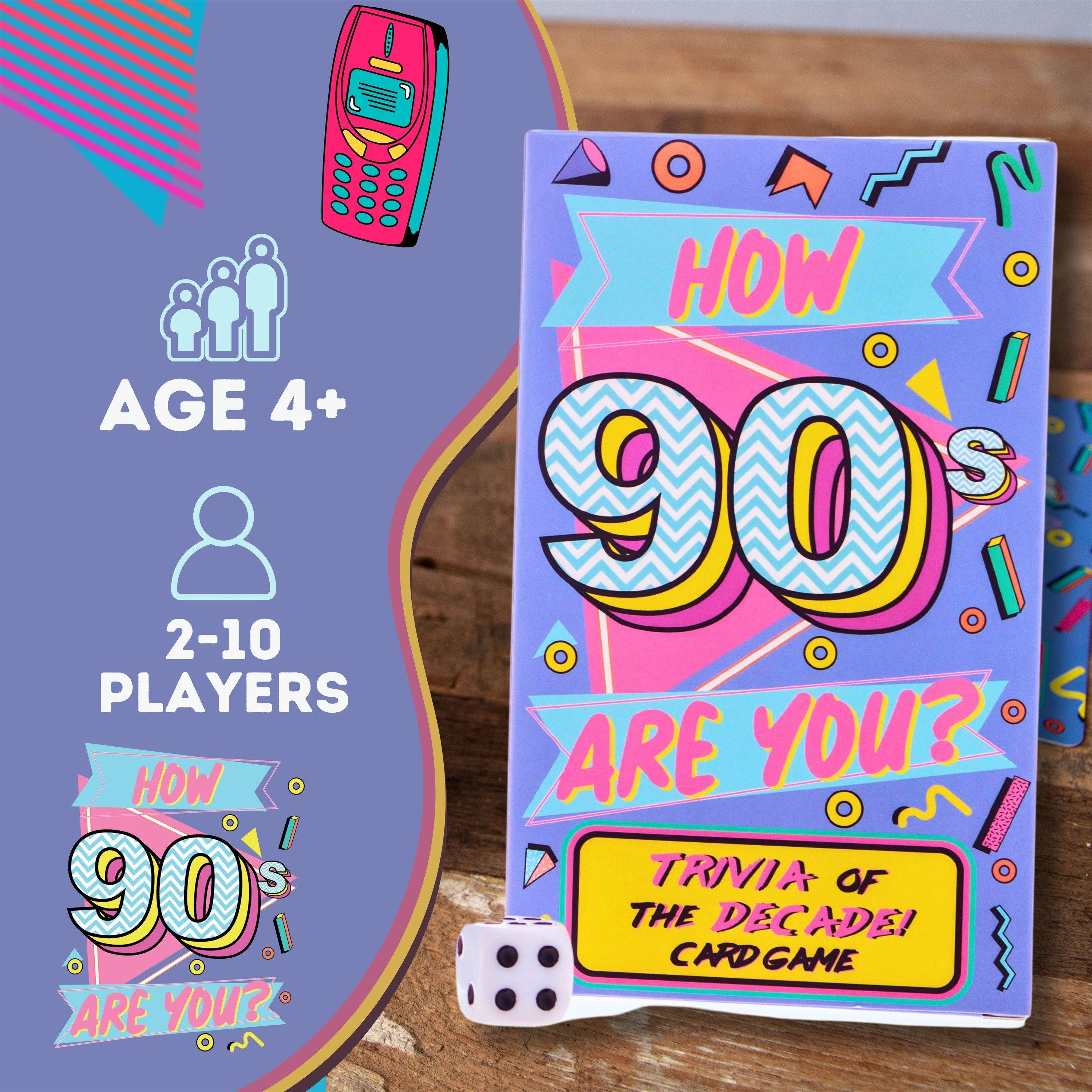 Multi - Boxer Gifts - How 90s Are You? 90s Trivia Card Game - Nostalgia - 5