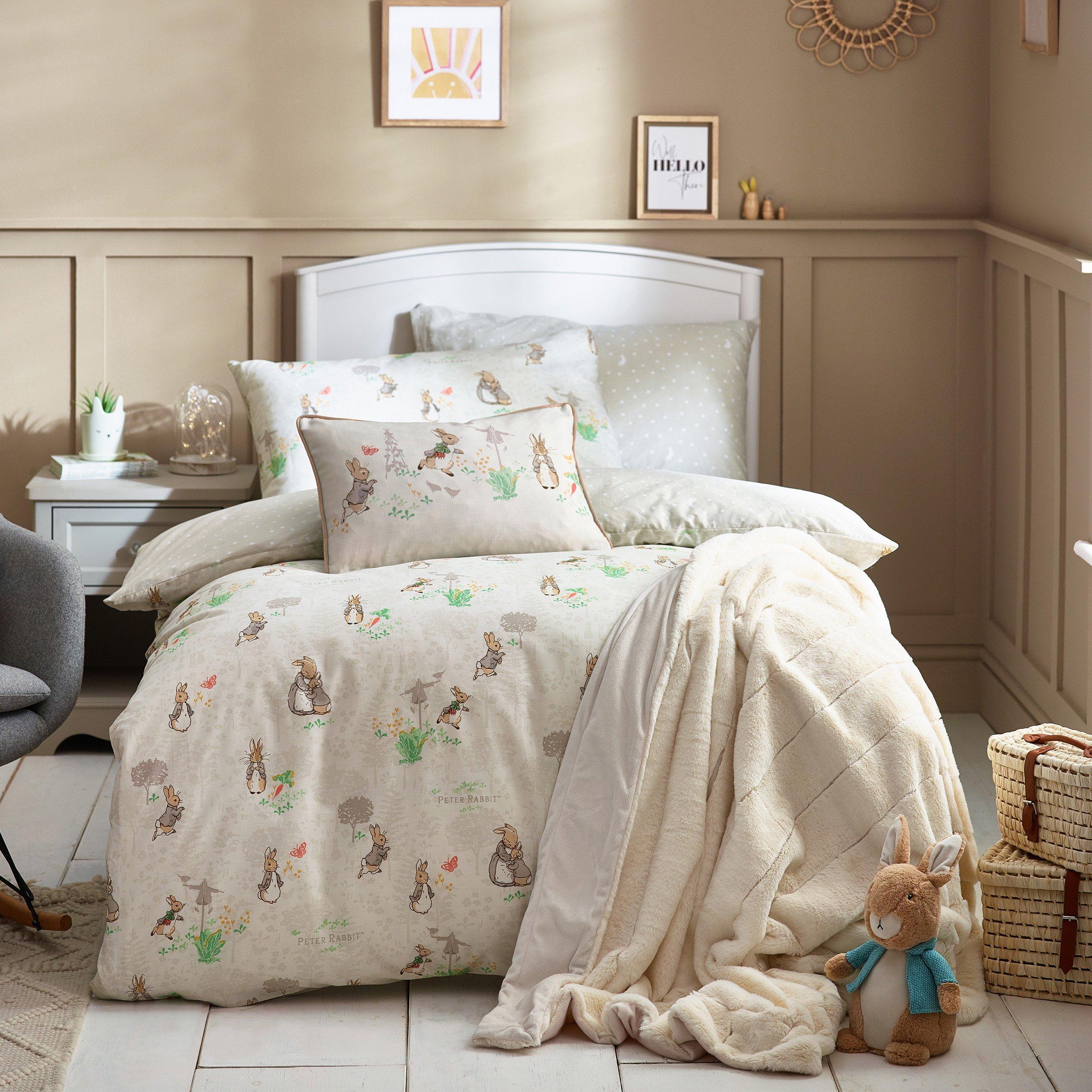 Natural - Peter Rabbit - Peter Rabbit Classic Reversible Cotton Duvet Set - 2