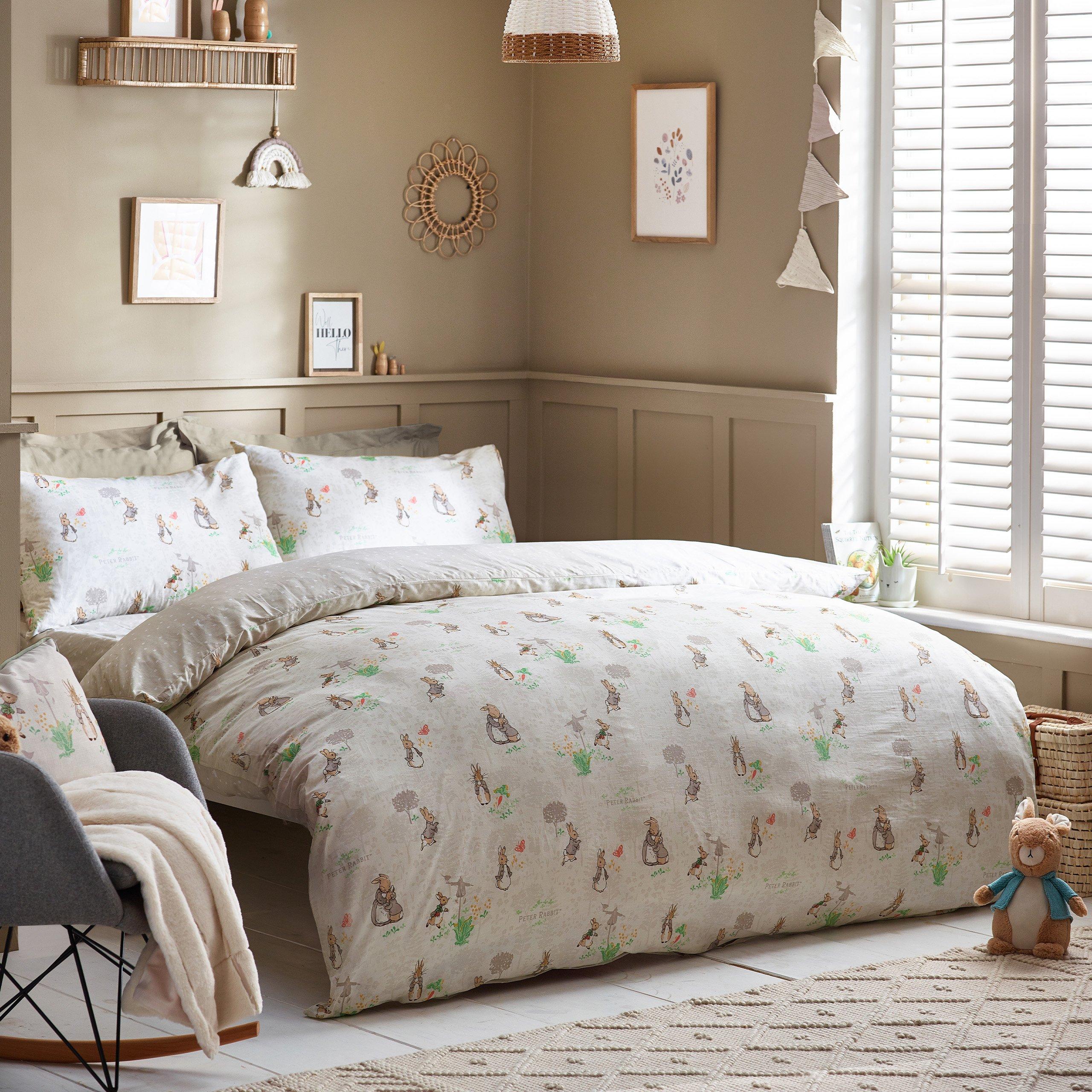 Natural - Peter Rabbit - Peter Rabbit Classic Reversible Cotton Duvet Set - 3