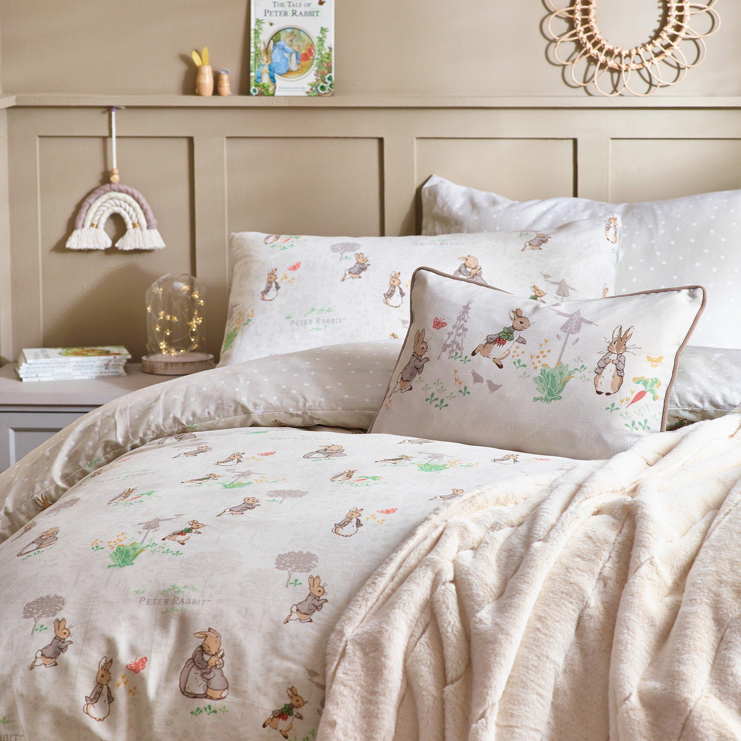 Natural - Peter Rabbit - Peter Rabbit Classic Reversible Cotton Duvet Set - 5