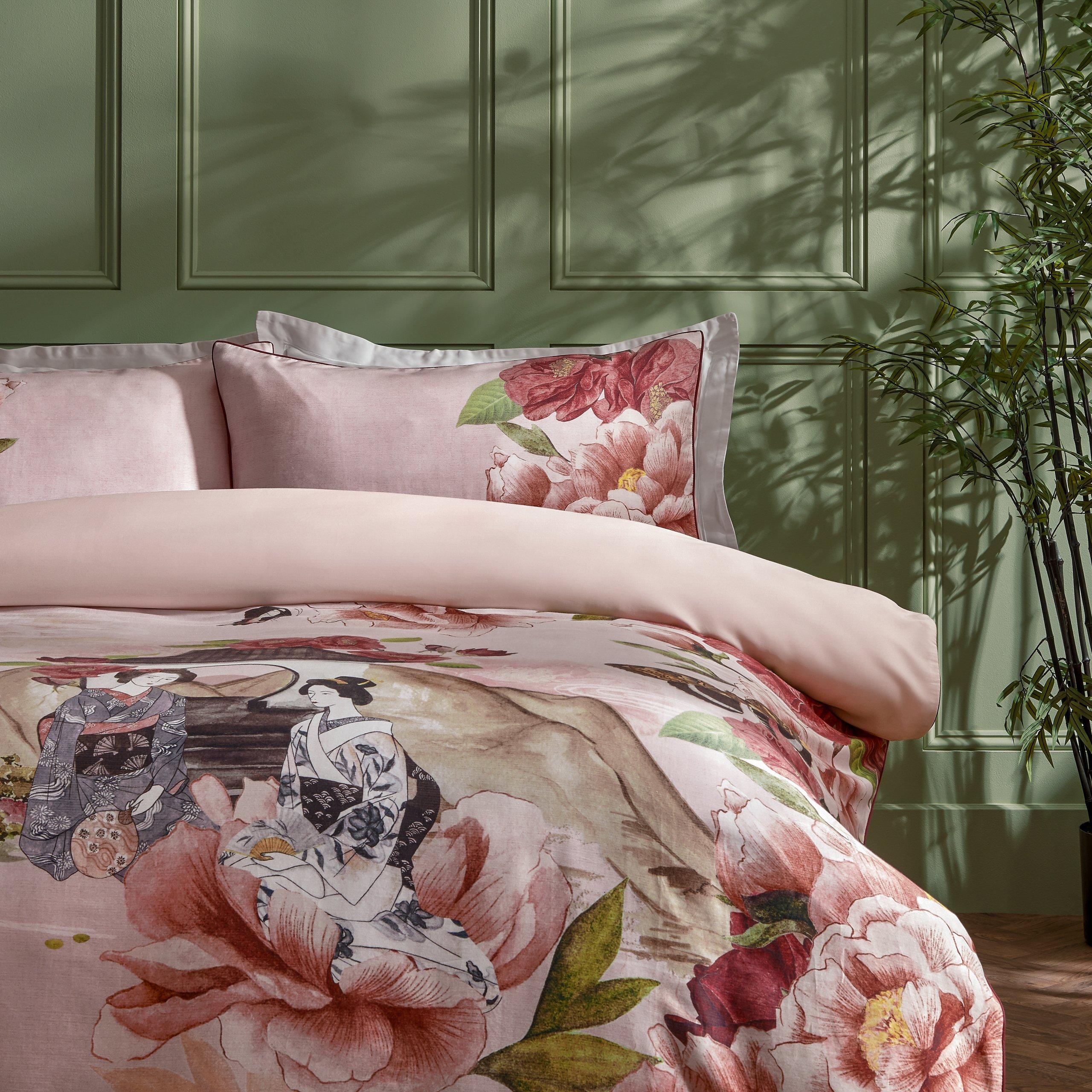 Blush - Botanical Riches - Geisha 100% Cotton Duvet Set - 2
