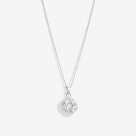 Simply Silver Sterling Silver 925 Polished Knotted Pendant