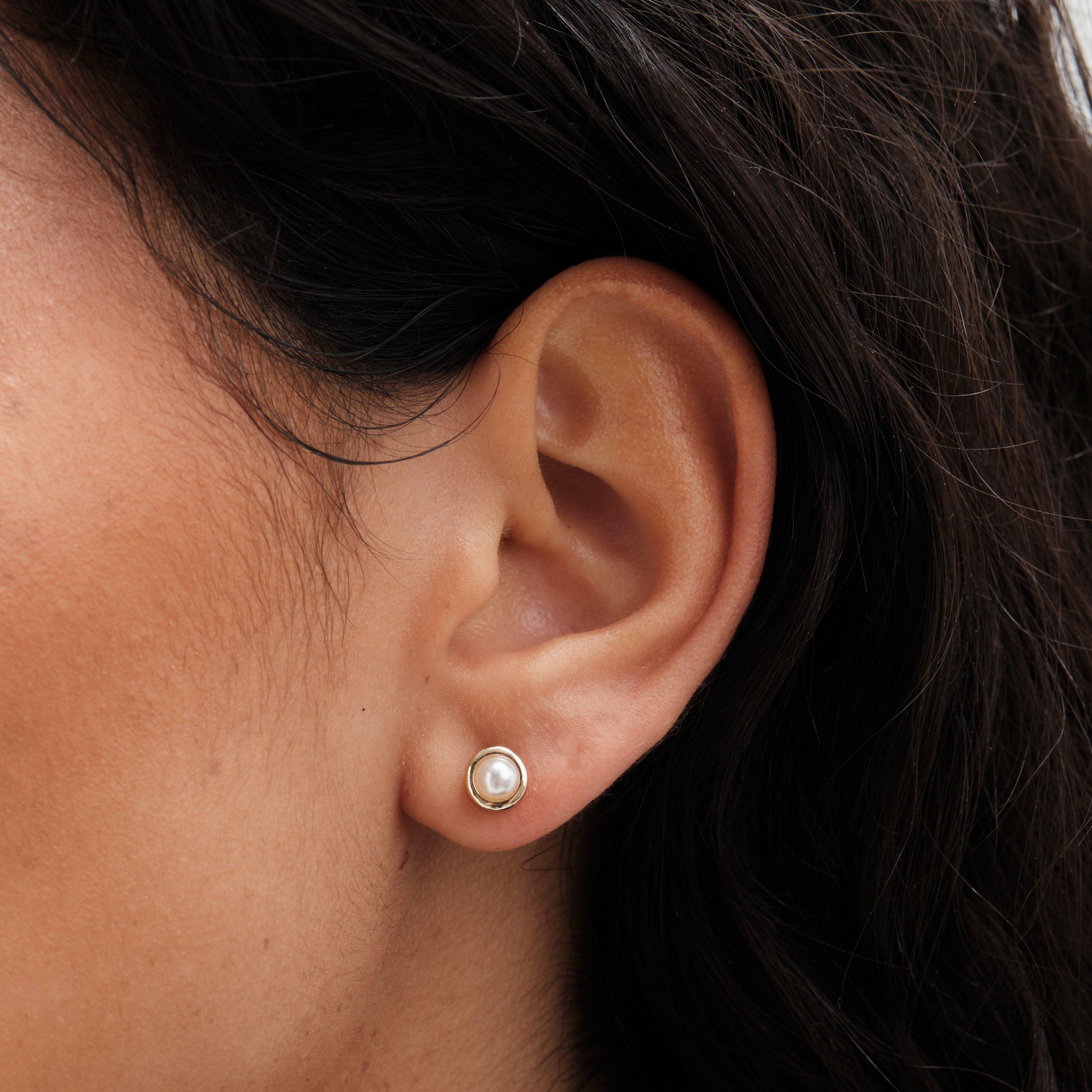 Purple - Mood - Purple Mixed Stud Earrings - Pack of 3 - 2