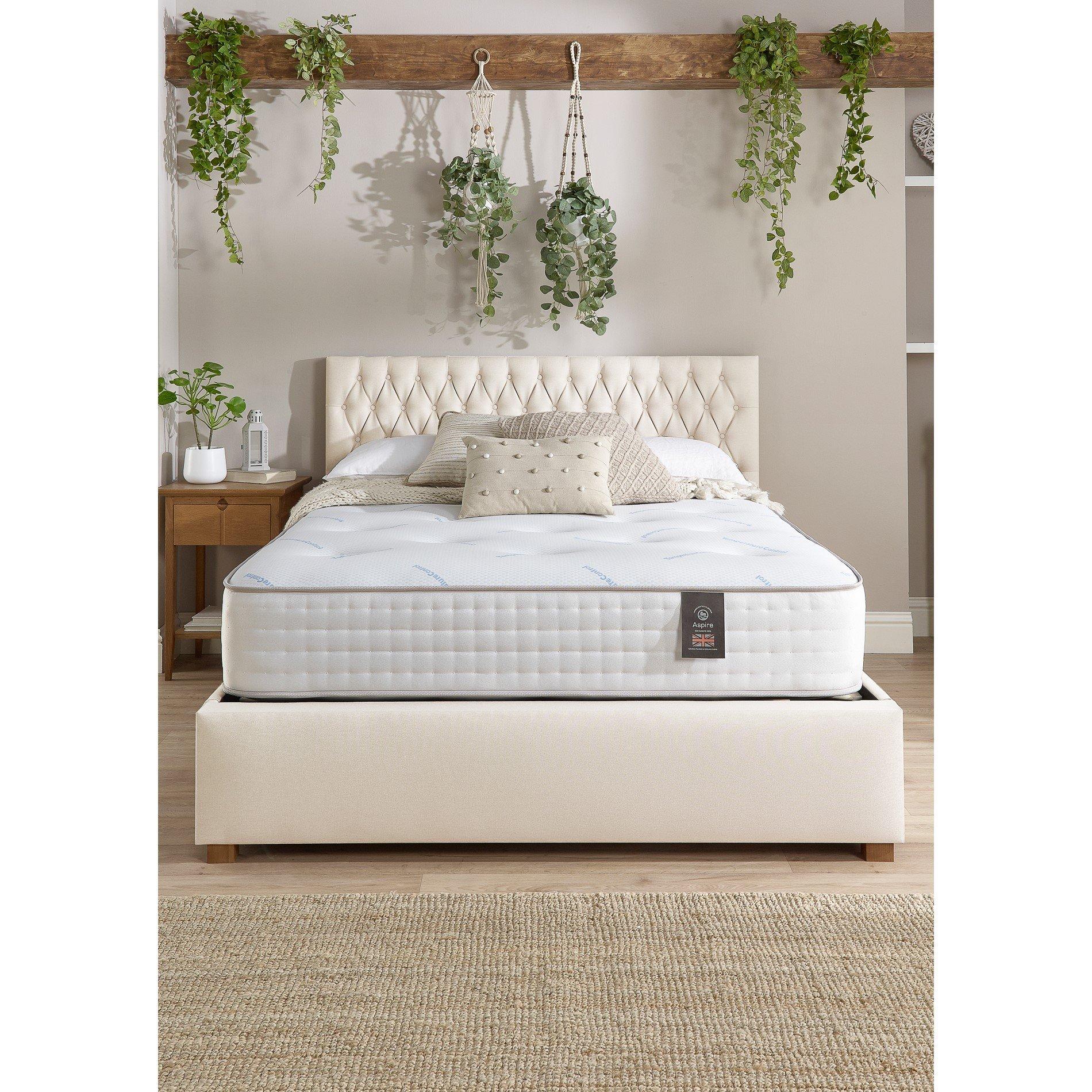 White - Aspire - 5000 Pocket Climate Cool Wool Mattress - Du - 2