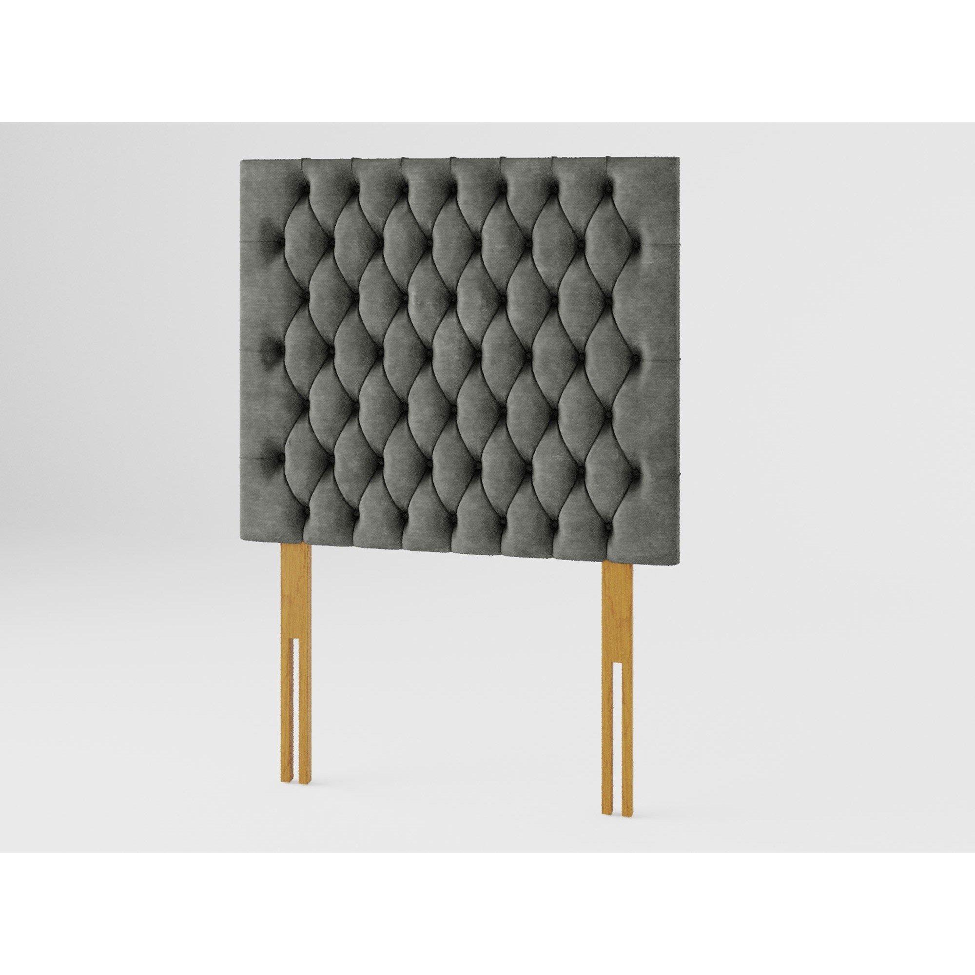 Granite - Aspire - Monroe 80 cm Headboard, Kimiyo Linen Fabric, Charc - 2