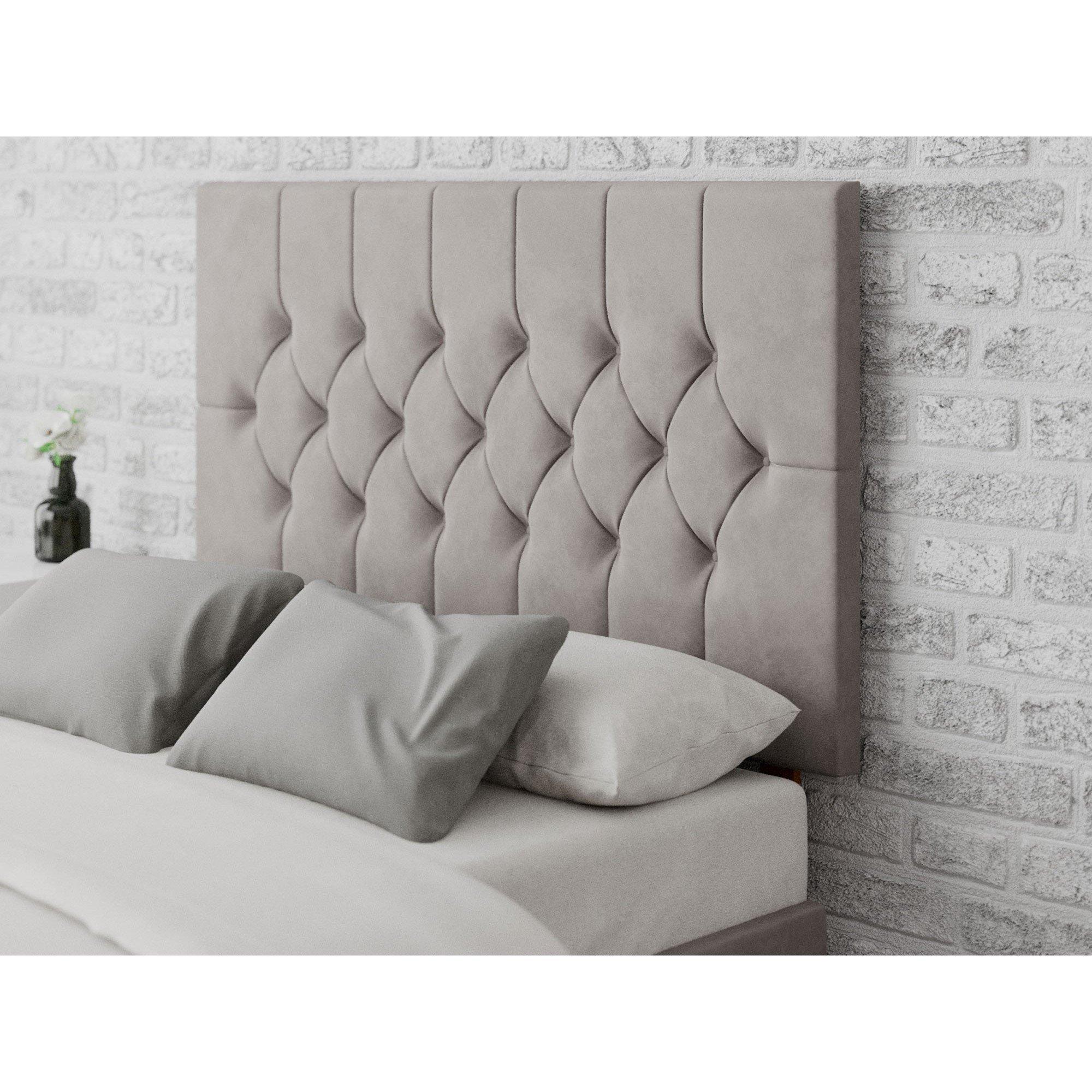 Olivier 80 cm Headboard, Plush Velvet Fabric, Navy