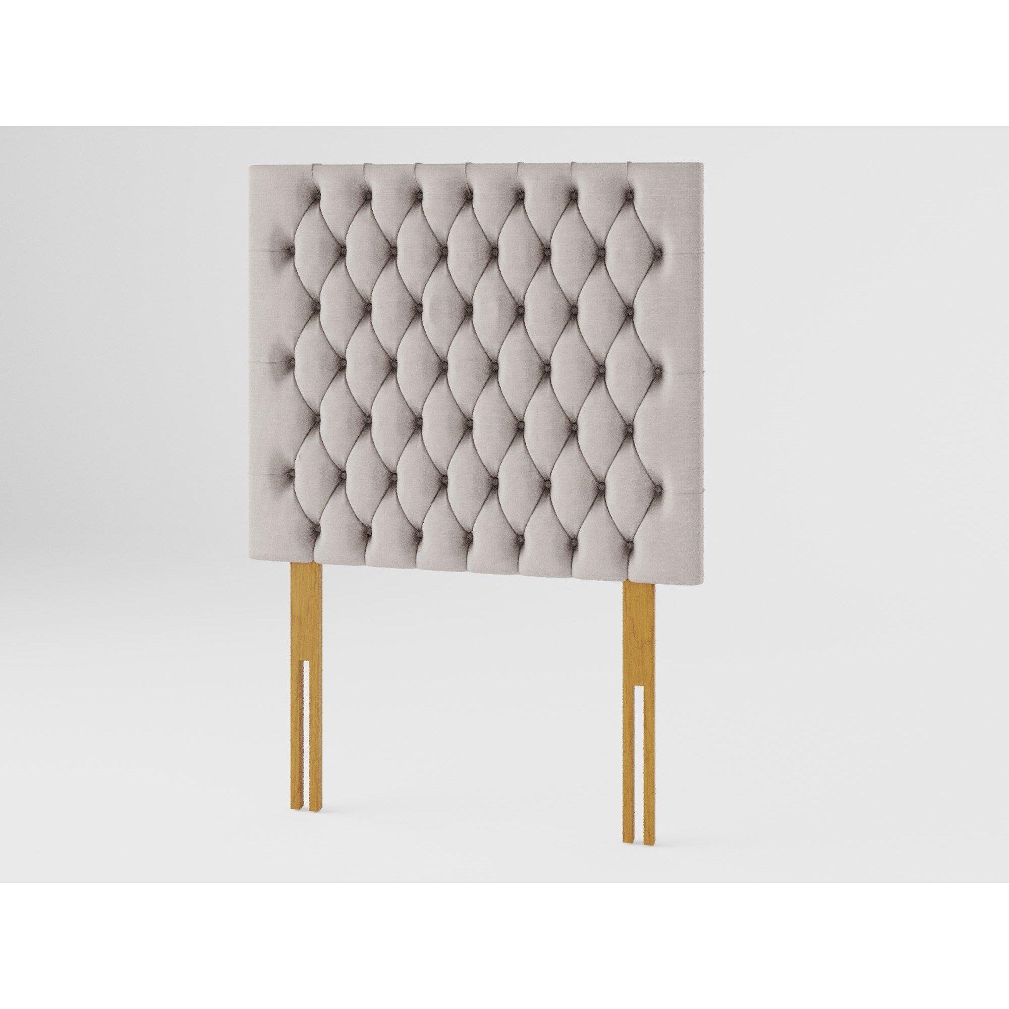 Off White - Aspire - Monroe 80 cm Headboard, Eire Linen Fabric, Natural - 2