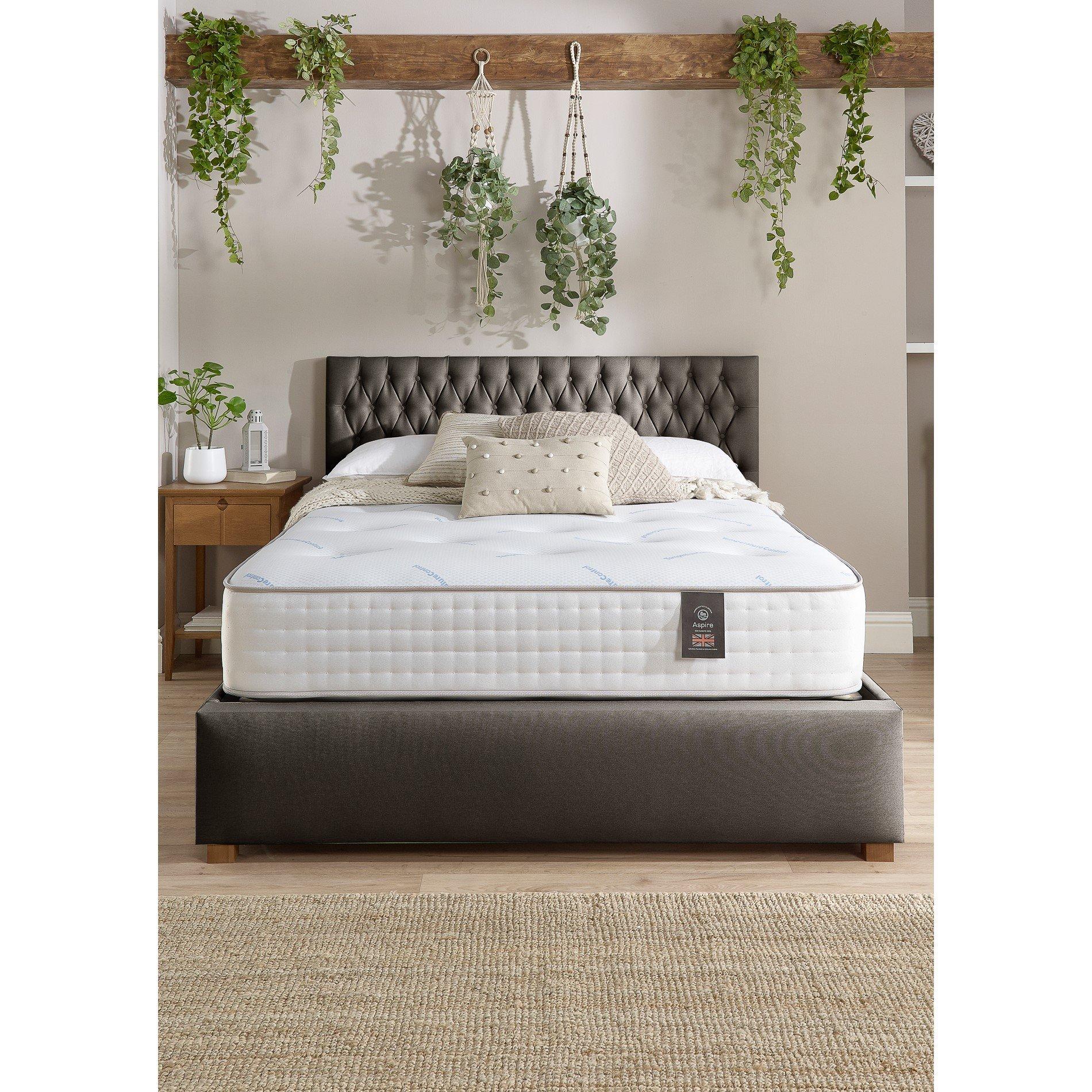 White - Aspire - 7000 Pocket Climate Cool Wool Mattress - Du - 2