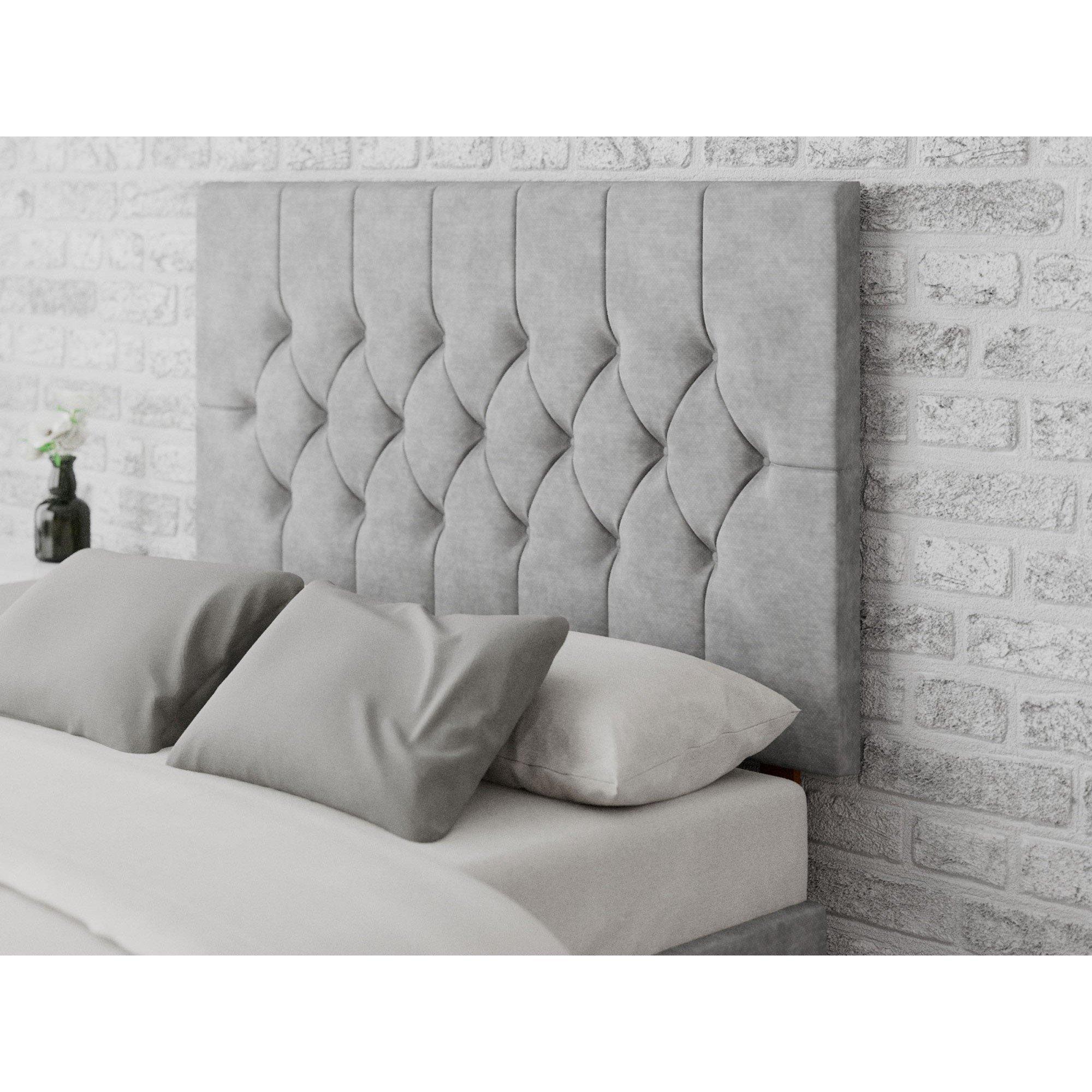 Silver - Aspire - Olivier 80 cm Headboard, Kimiyo Linen Fabric, Gran - 1
