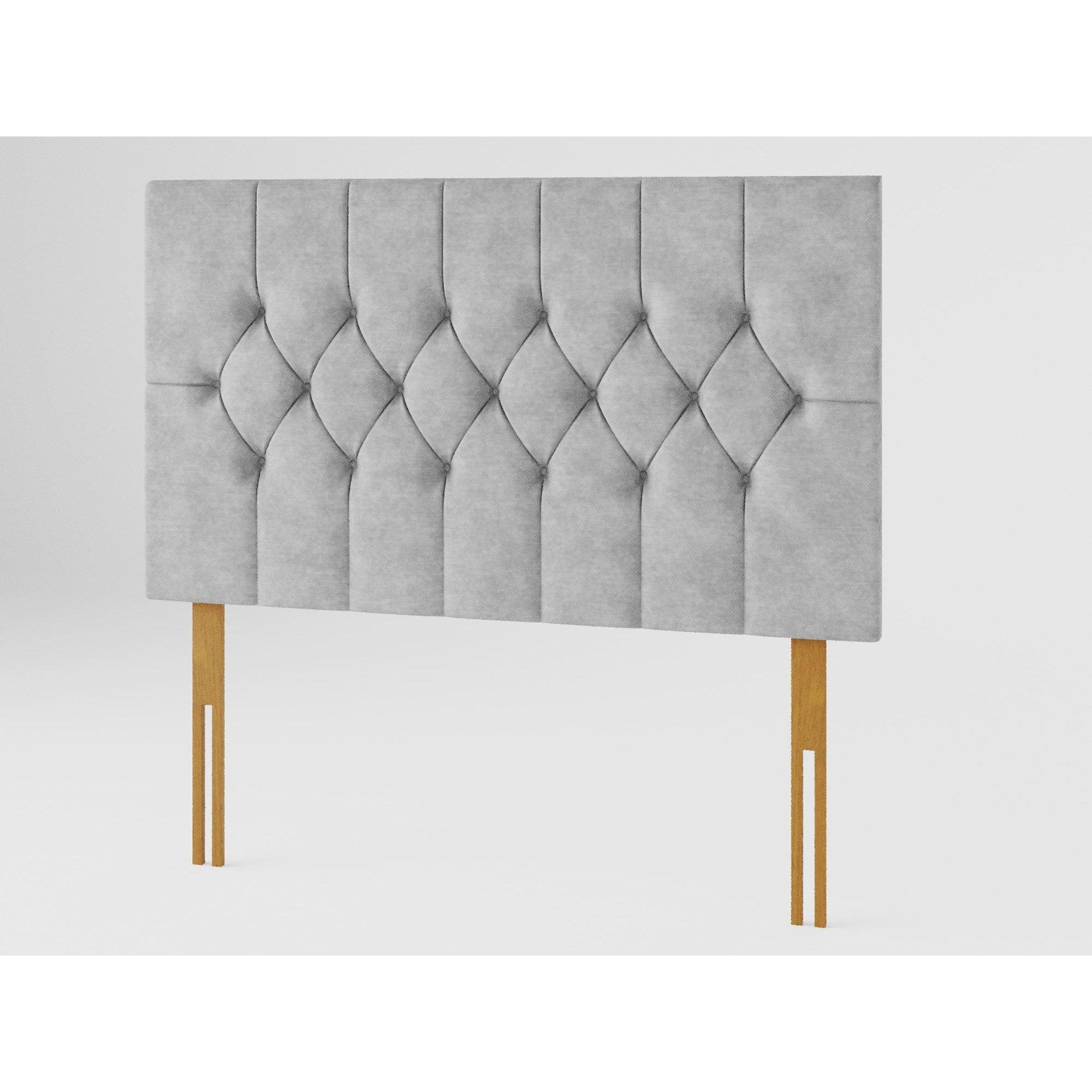 Silver - Aspire - Olivier 80 cm Headboard, Kimiyo Linen Fabric, Gran - 2