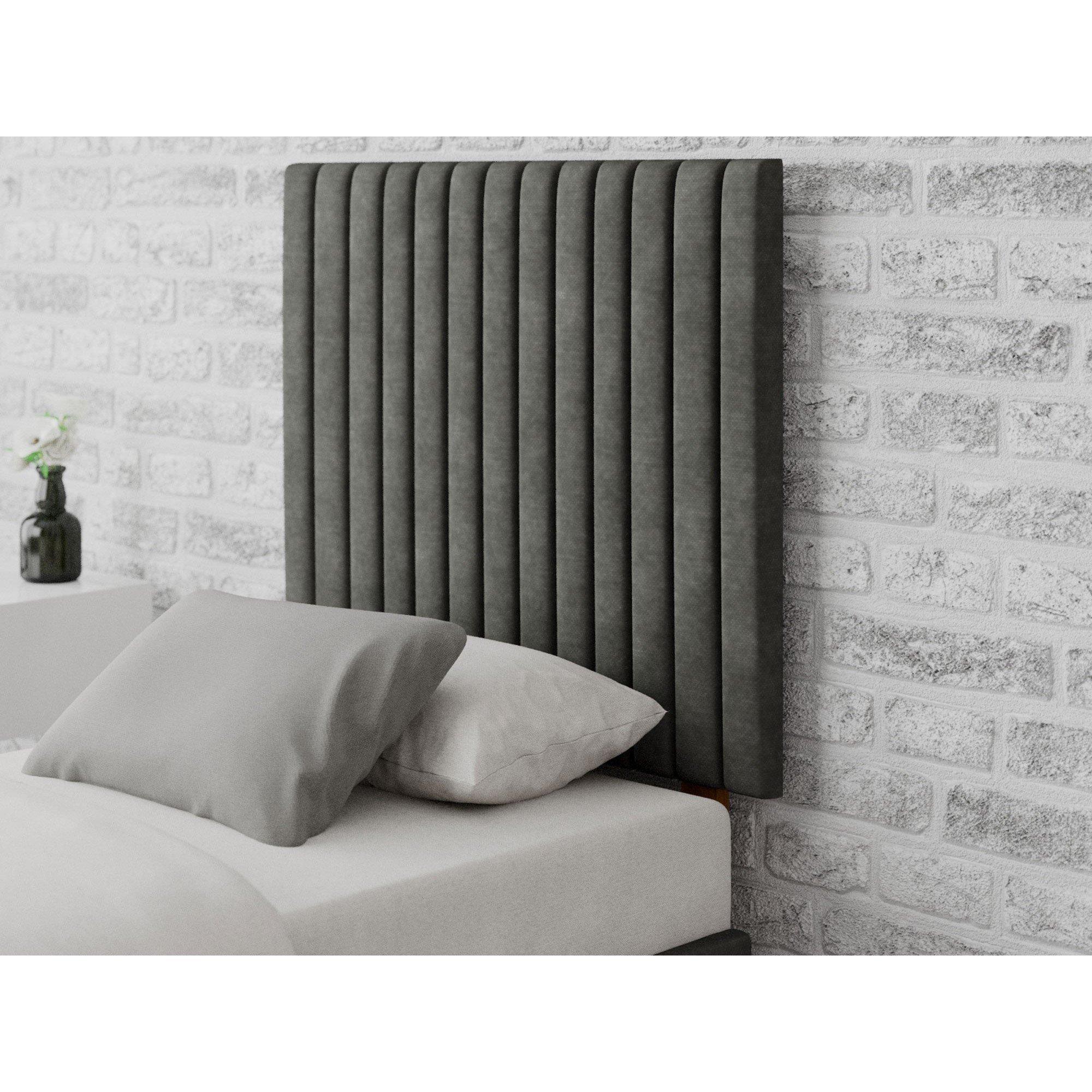 Granite - Aspire - Grant 80 cm Headboard, Kimiyo Linen Fabric, Charco - 1