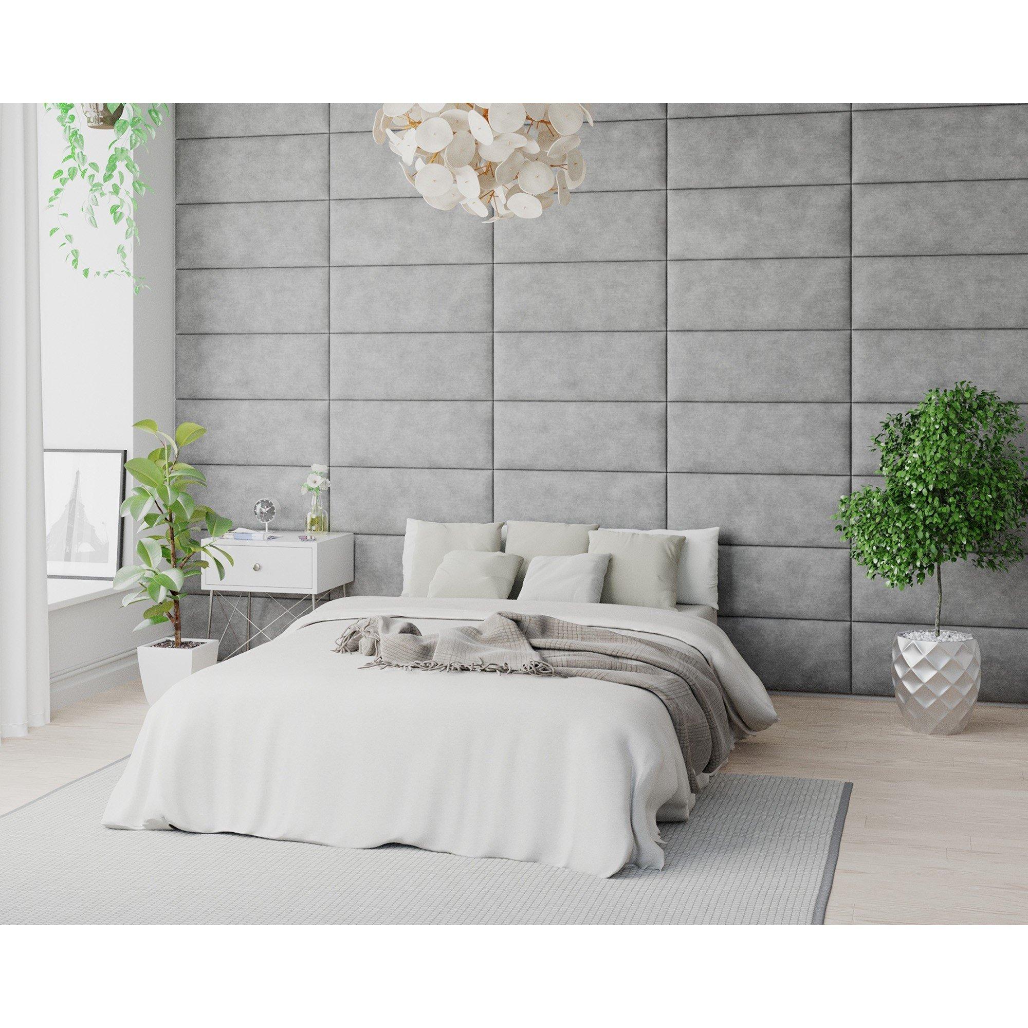 Silver - Aspire - Aspire EasyMount Wall Mounted Upholstered Panels, - 3