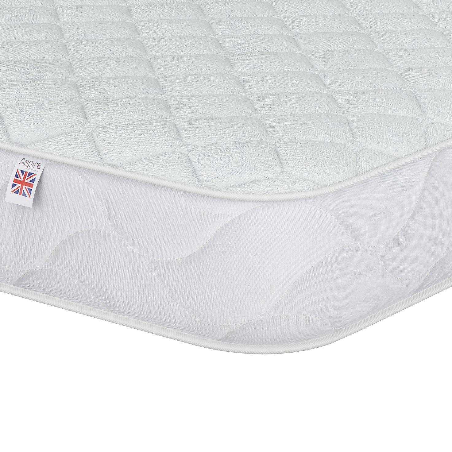 White - Aspire - Aspire Quilted Memory Foam Hybrid Mattress - 5