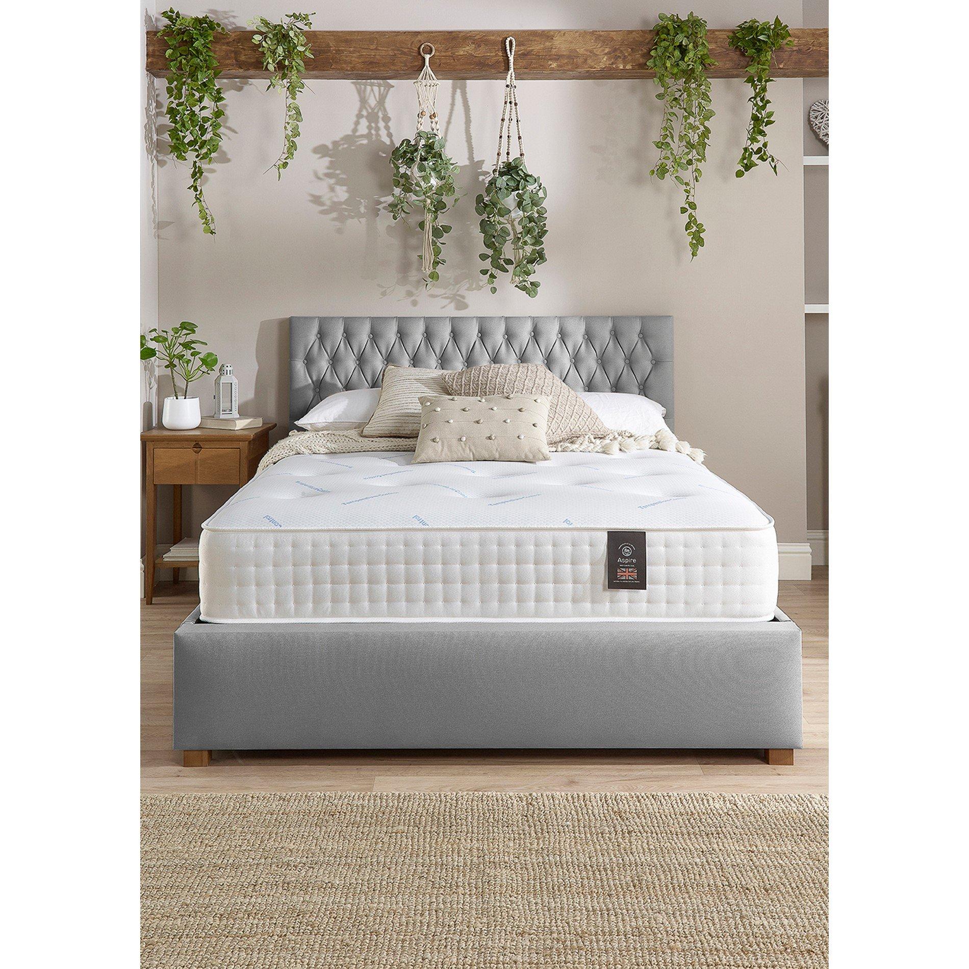 White - Aspire - Aspire 3000 Pocket Climate Cool Wool Mattress - 2