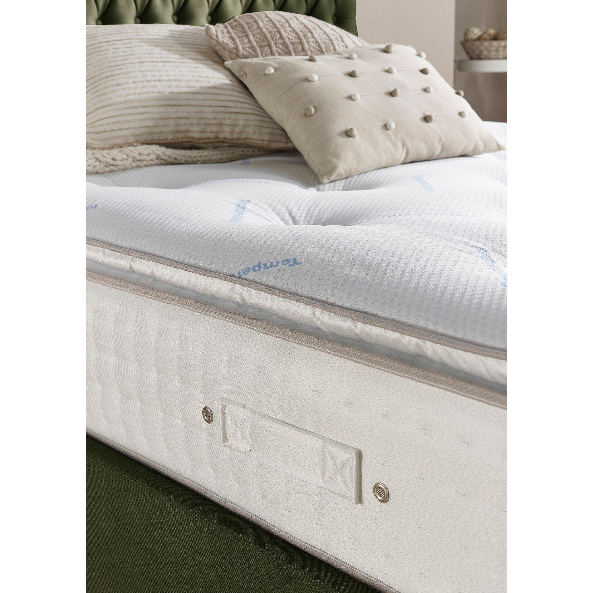 White - Aspire - Aspire 5000 Pocket Climate Cool Wool Pillowtop Mat - 3