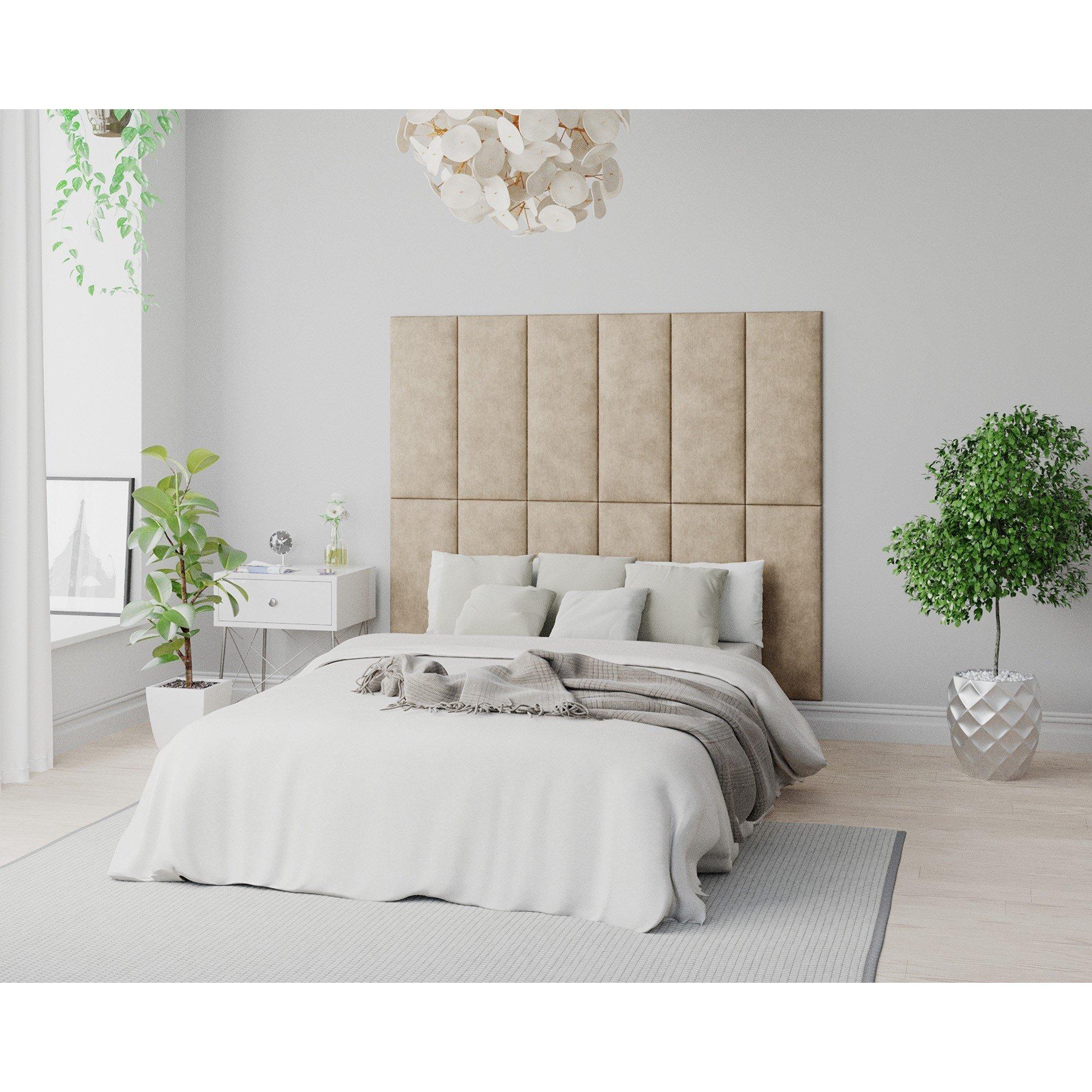Beige - Aspire - EasyMount Wall Mounted Upholstered Panels, - 1