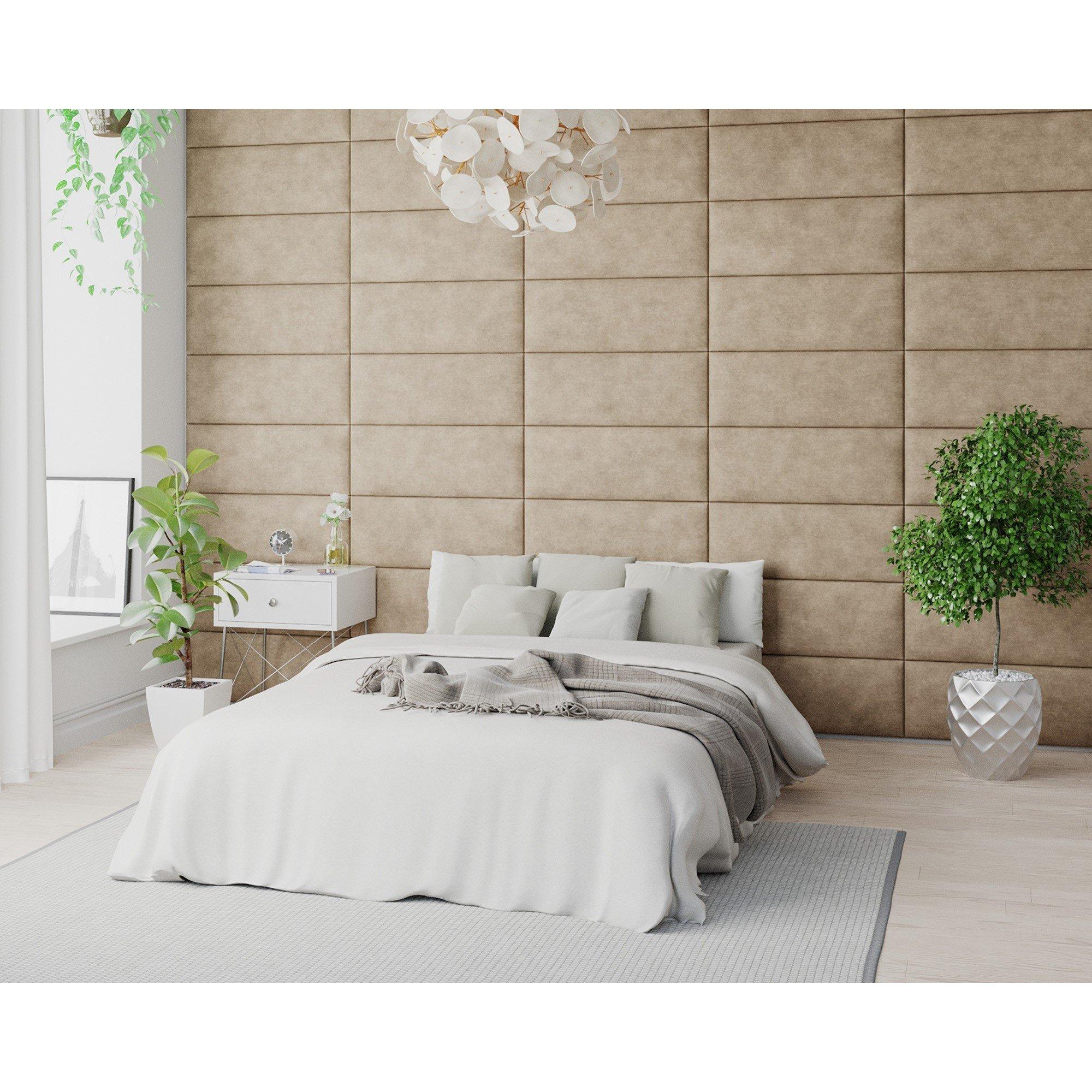 Beige - Aspire - Aspire EasyMount Wall Mounted Upholstered Panels, - 3
