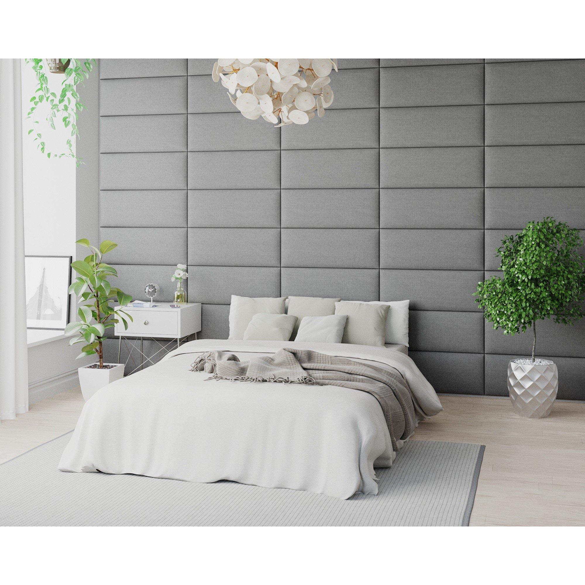 Grey - Aspire - Aspire EasyMount Wall Mounted Upholstered Panels, - 3
