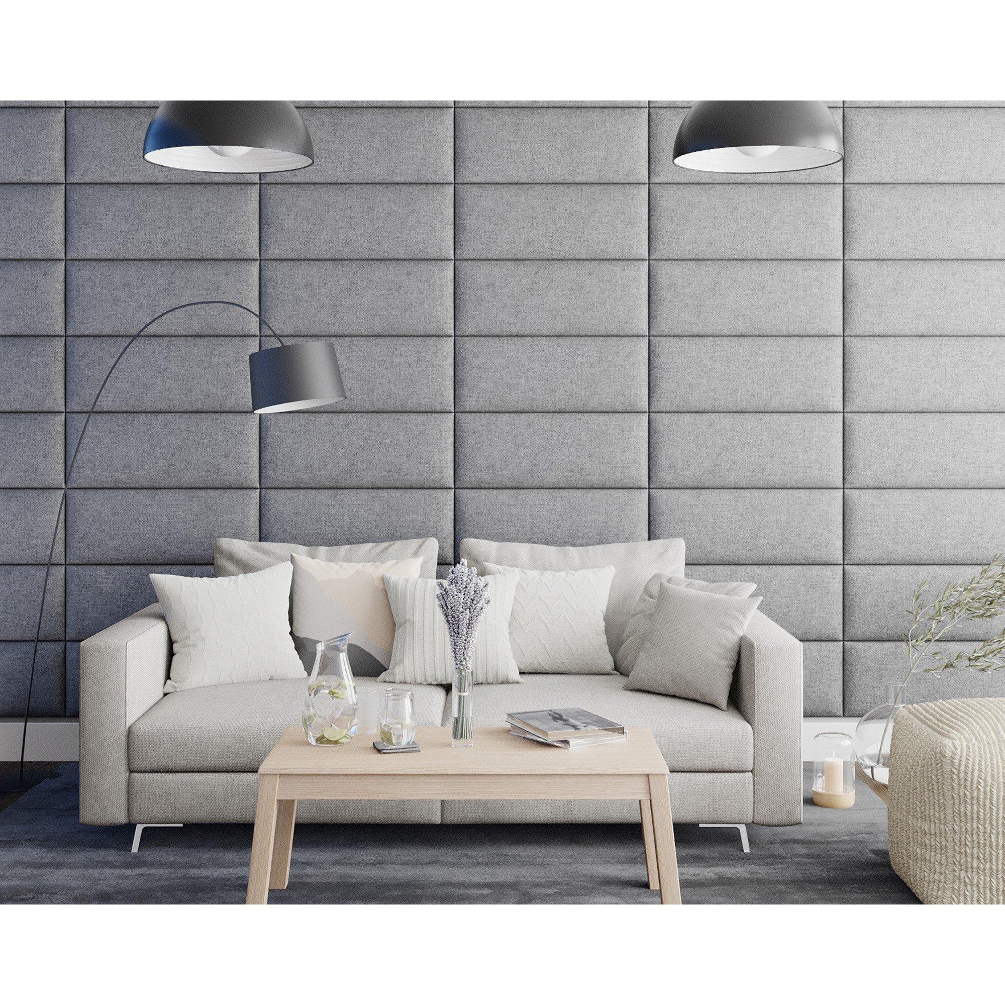 Grey - Aspire - Aspire EasyMount Wall Mounted Upholstered Panels, - 2