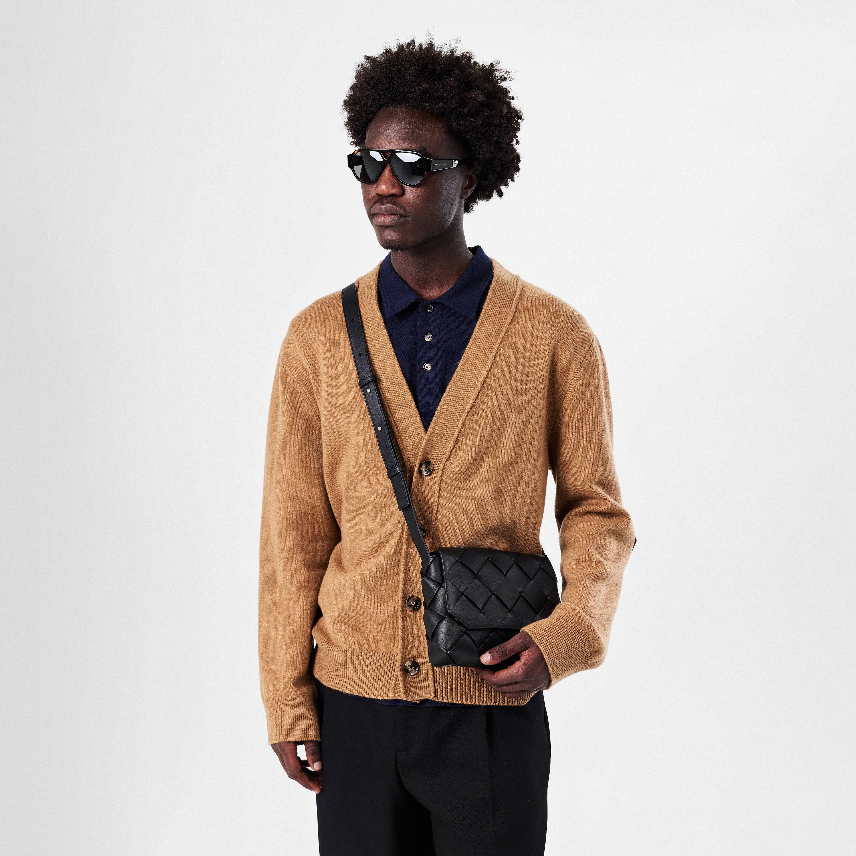 Black - Bottega Veneta - Diago Leather Pouch - 3