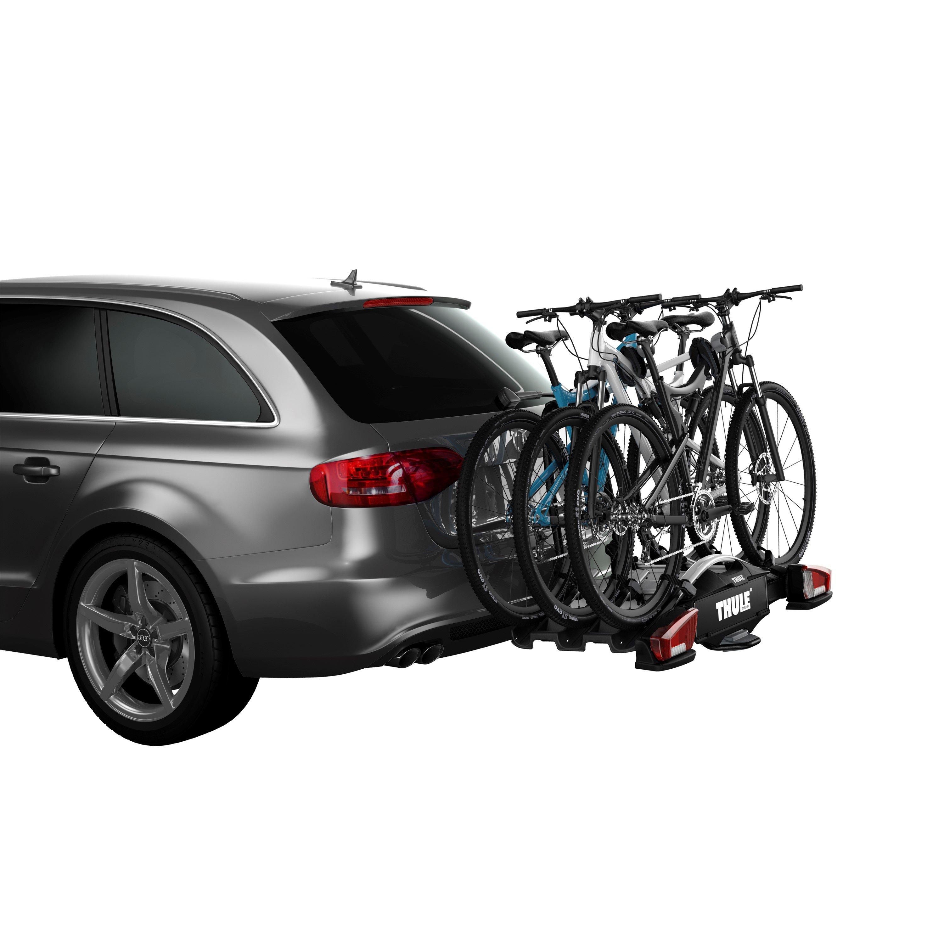 Noir - Thule - VeloComp 13-pin Three-Bike Towbar Bike Rack - 4