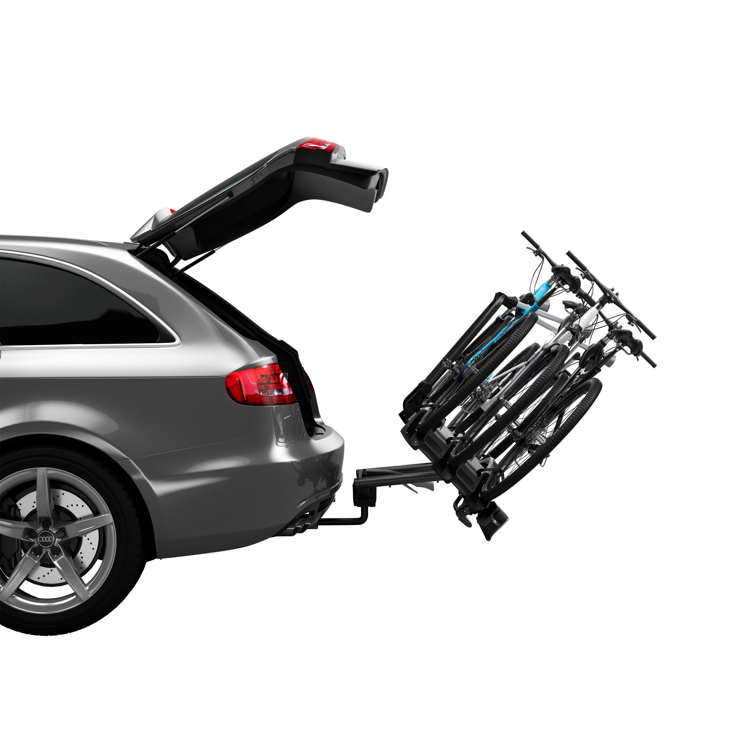 Noir - Thule - VeloComp 13-pin Three-Bike Towbar Bike Rack - 5