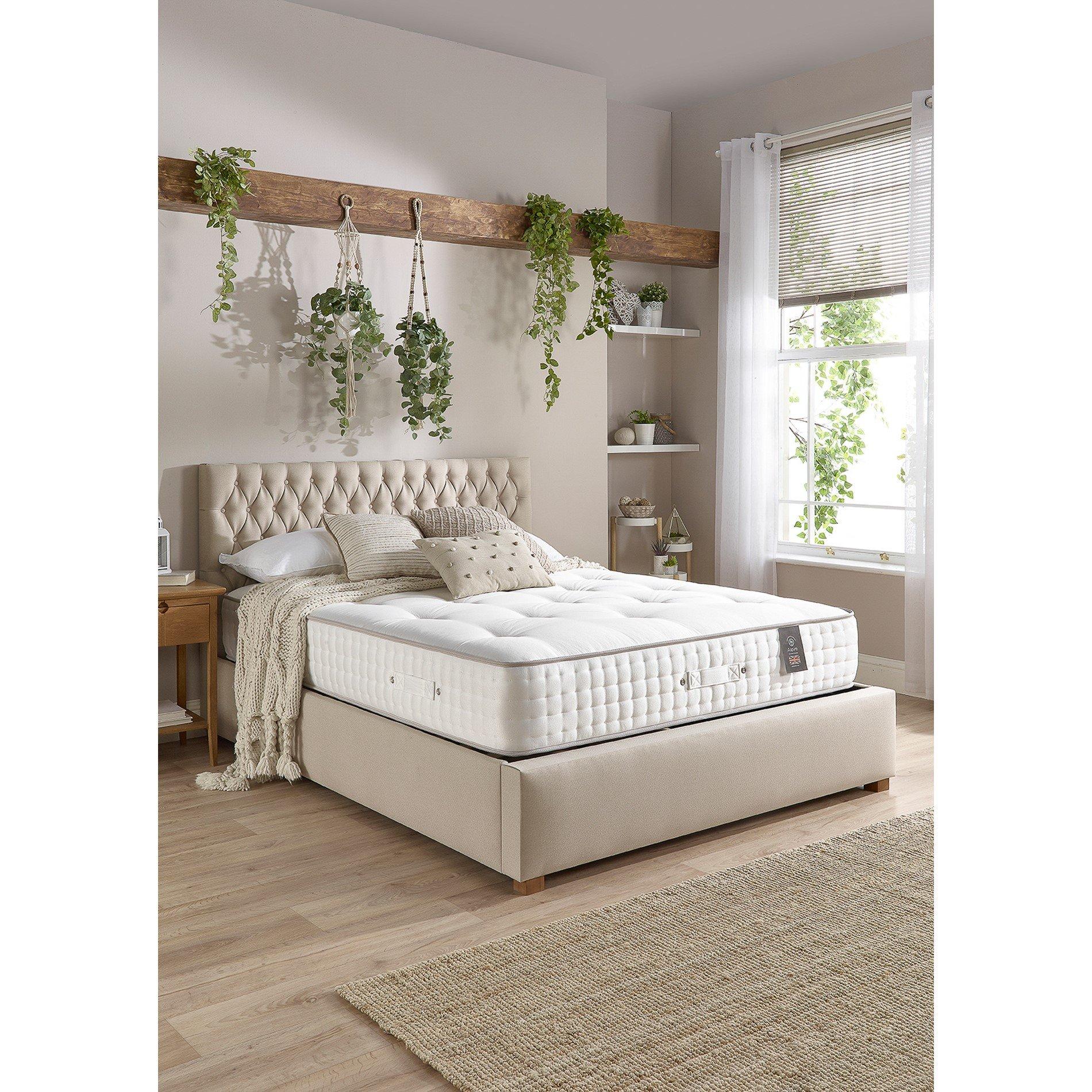 Aspire  7000 Pocket Wool Cashmere And Silk Mattress - White - Super King