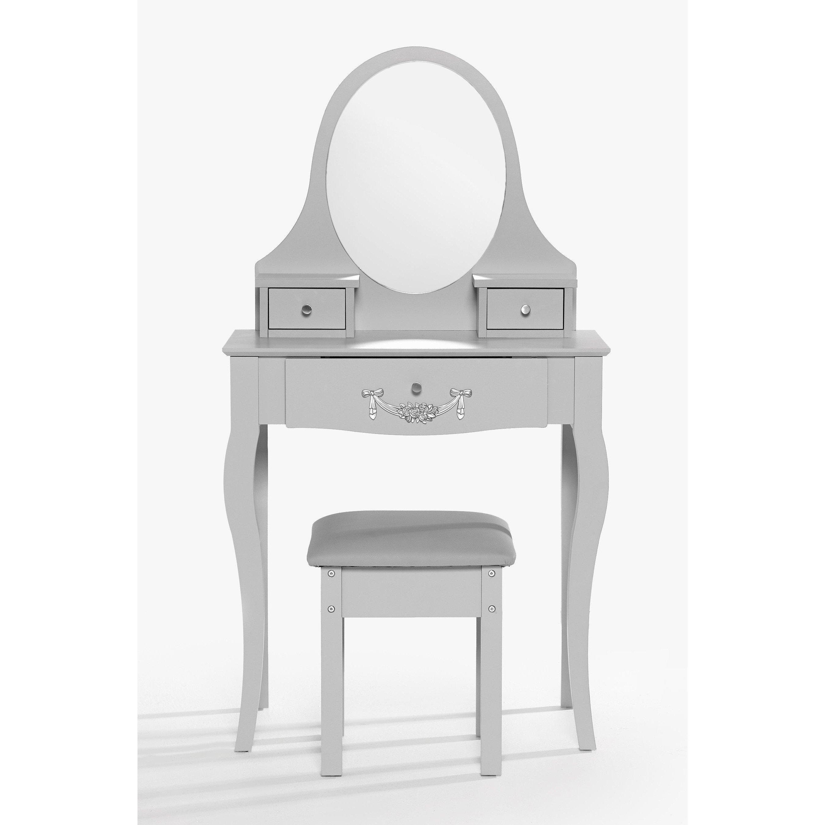 Grey - Homelife - Juliette Grey Dressing Table Set - 1