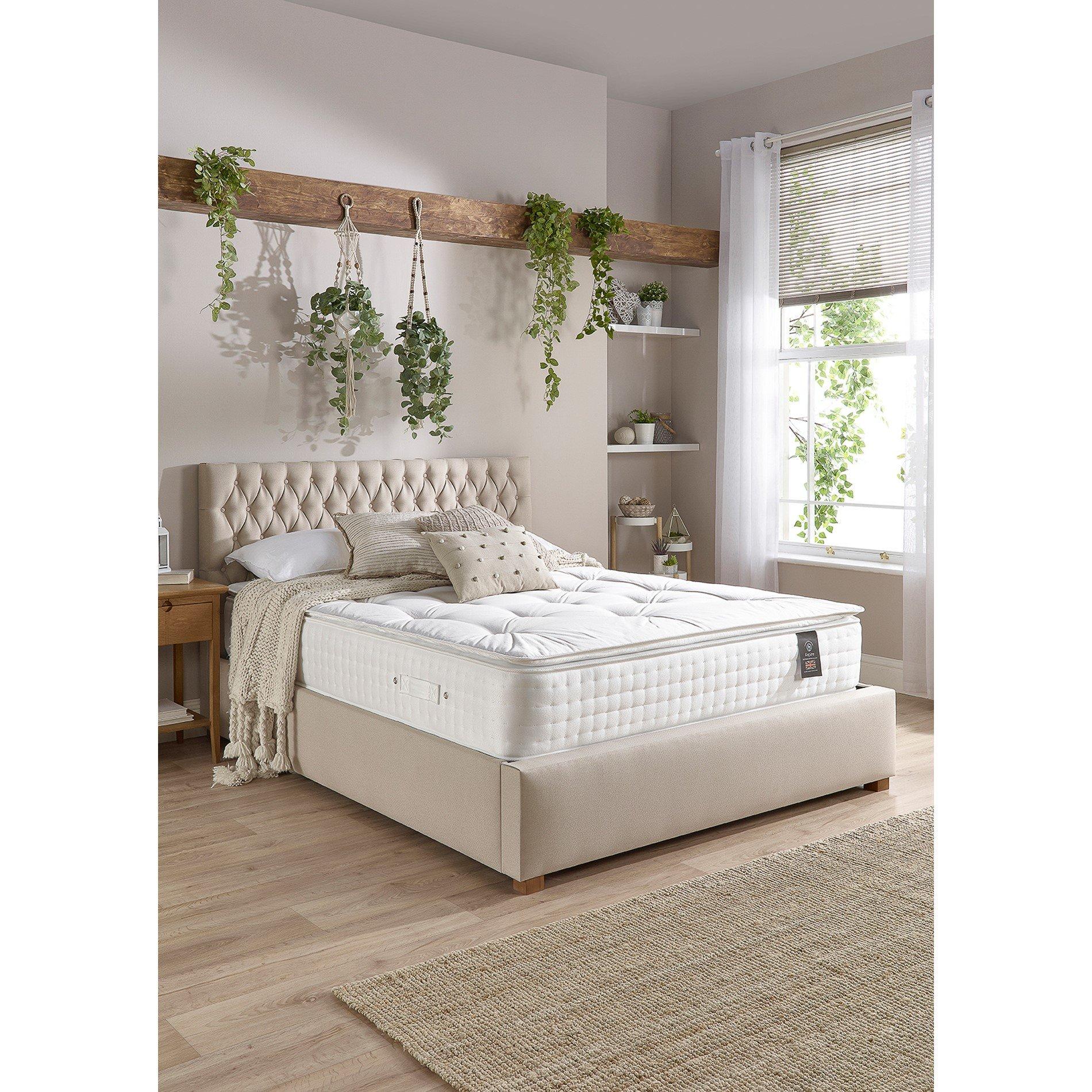 White - Aspire - 3000 Pocket Wool Cashmere & Silk Pillowtop - 1