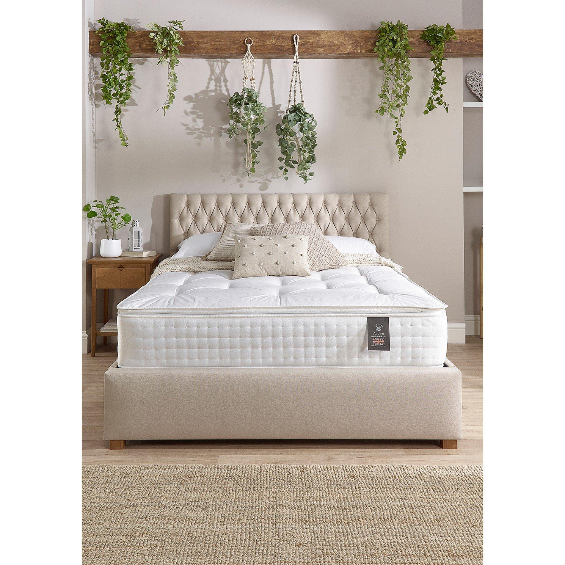 White - Aspire - Aspire 3000 Pocket Wool Cashmere & Silk Pillowtop - 2