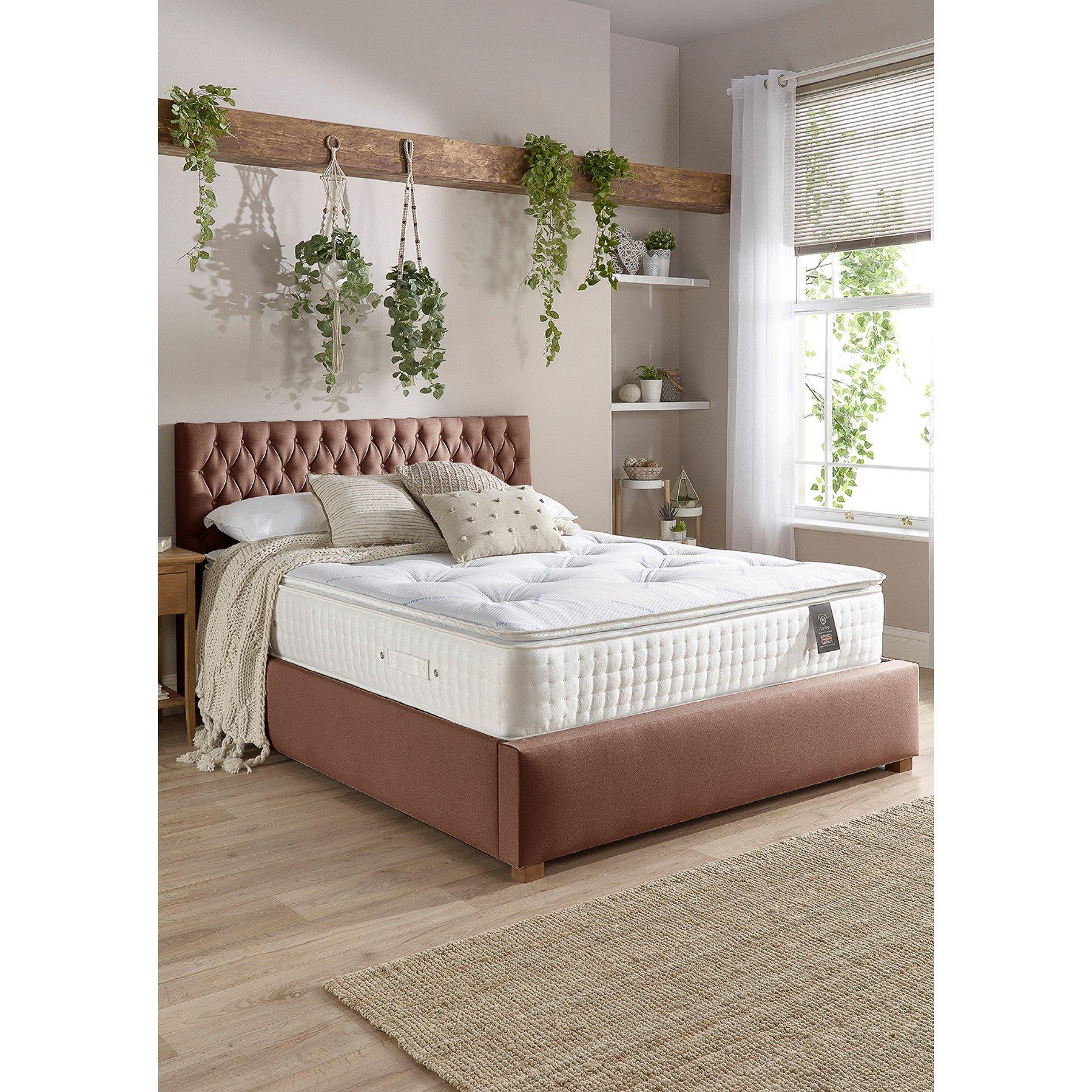 Aspire 3000 Pocket Climate Cool Wool Pillowtop Mat - White