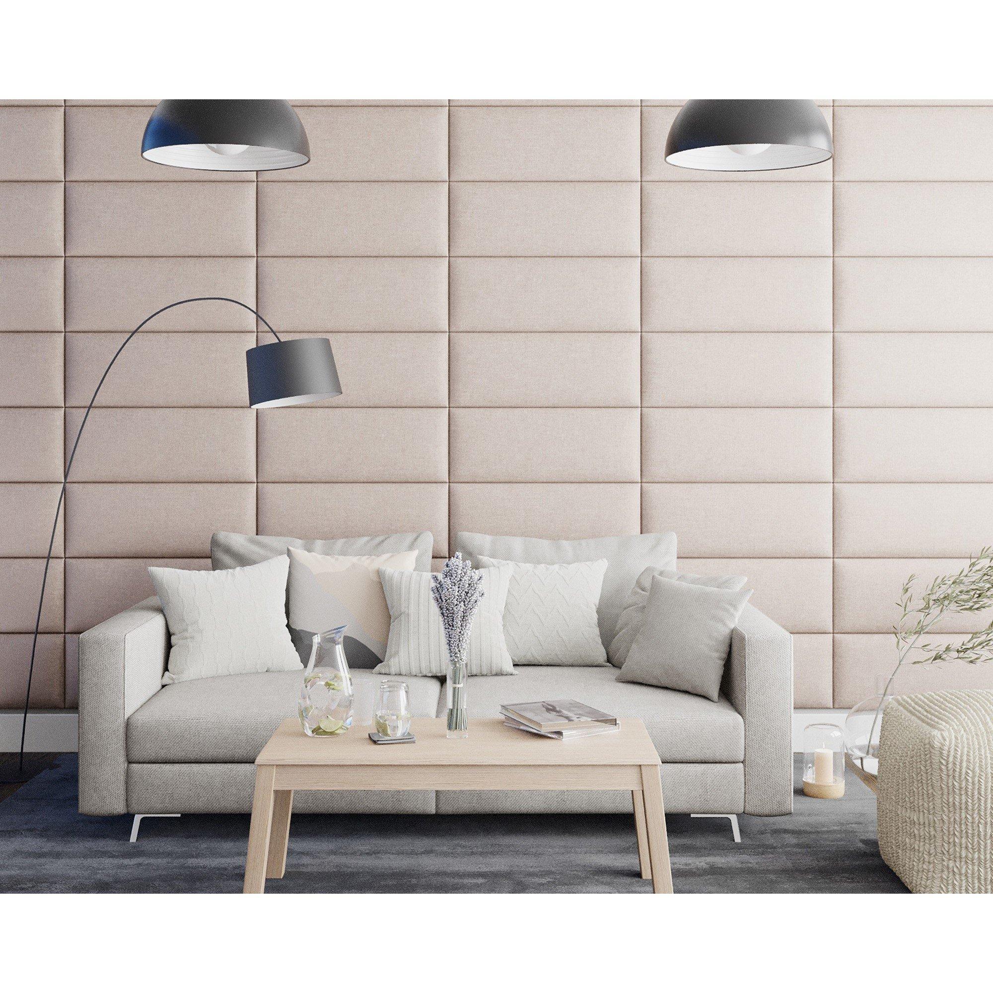 Natural - Aspire - Aspire EasyMount Wall Mounted Upholstered Panels, - 2